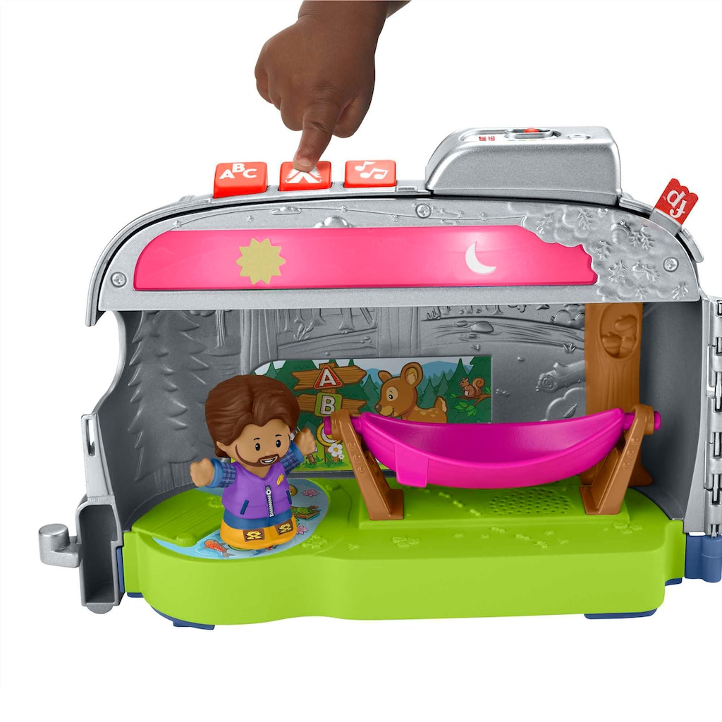 Fisher-Price® Lernspielzeug »Little People Wohnwagen Spielzeug mit Figuren, Lernspielzeug«