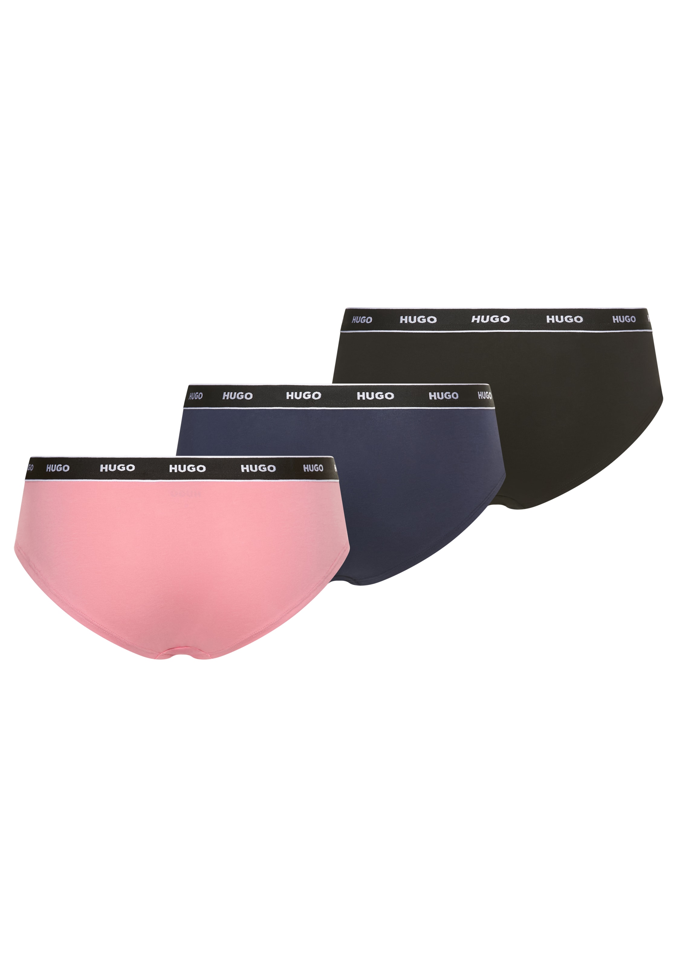 HUGO Underwear Slip »TRIPLET BRIEF STRIPE«, elastischer Bund mit Logo