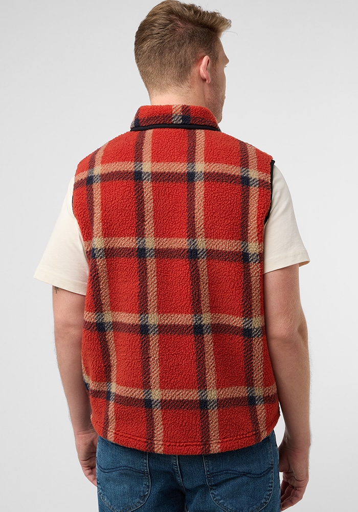 Jack Wolfskin Fleeceweste »FELSLICHT CHECK VEST M«