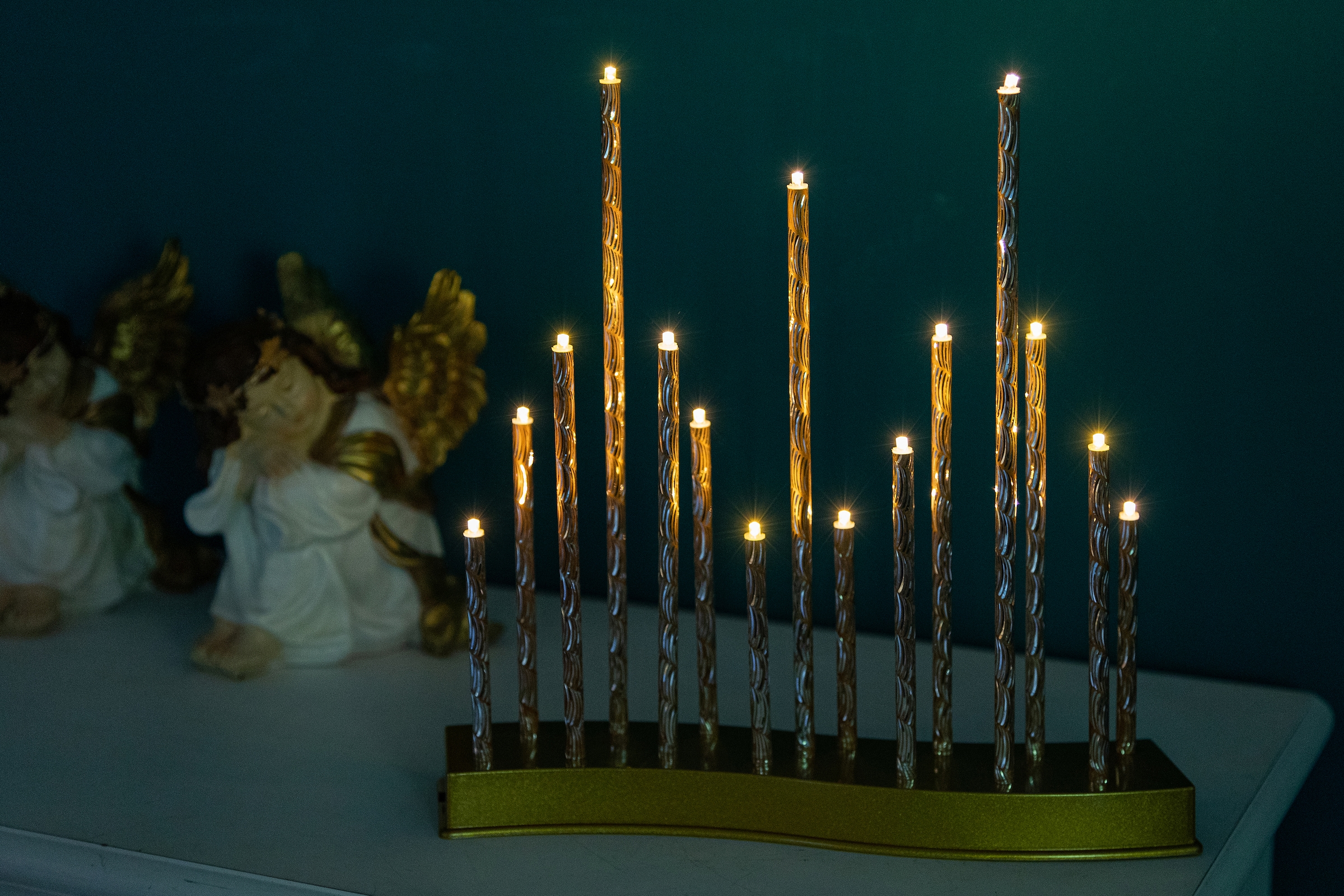 Myflair Möbel & Accessoires Dekoobjekt, Lichterbogen mit 15 LED's, Höhe ca. 31 cm, Weihnachtsdeko
