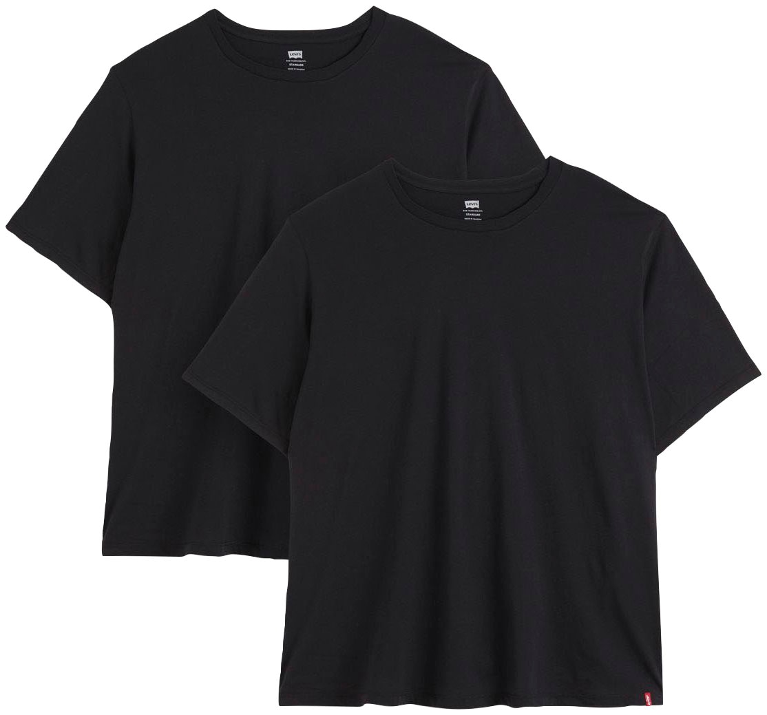 Levi's® Plus Rundhalsshirt »BIG 2 PACK TEE«, unifarben