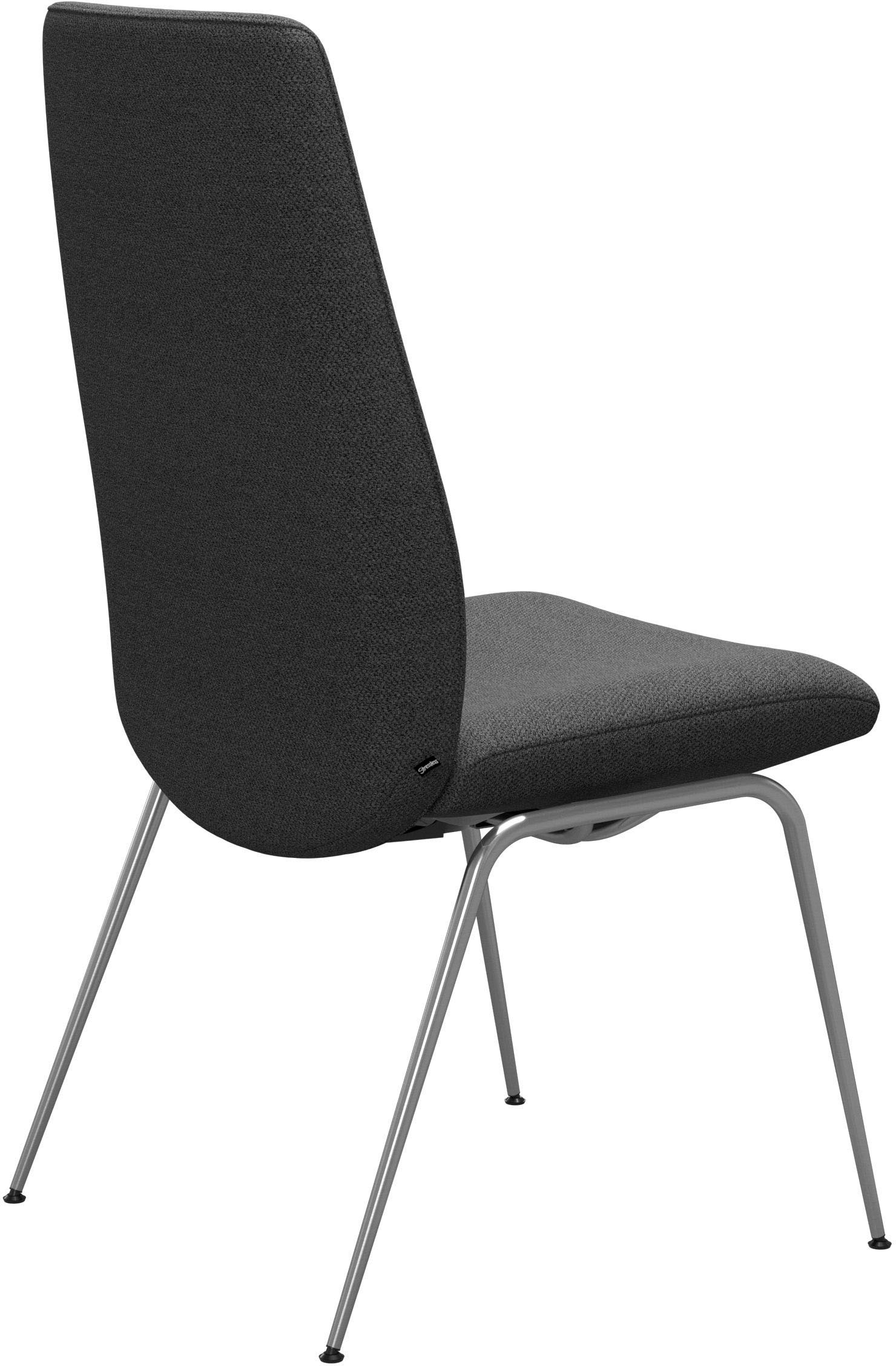 Stressless® Polsterstuhl »Laurel«, ROHLEDER Stoff Q2 FARON, High Back, Größe L, mit Beinen aus Stahl in Chrom matt
