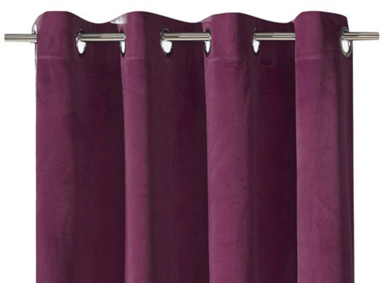Weckbrodt Vorhang »Valentin«, (1 St.), Velour, Samt-Optik, blickdicht, Unifarben, Gardine, Store