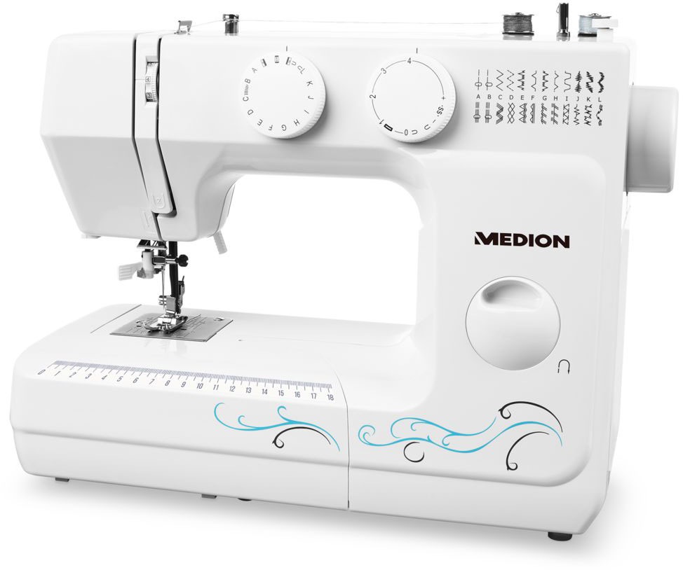 Medion® Freiarm-Nähmaschine »(MD 18205), 60 Stichmuster, Freiarmnähmen, 60 günstig online kaufen