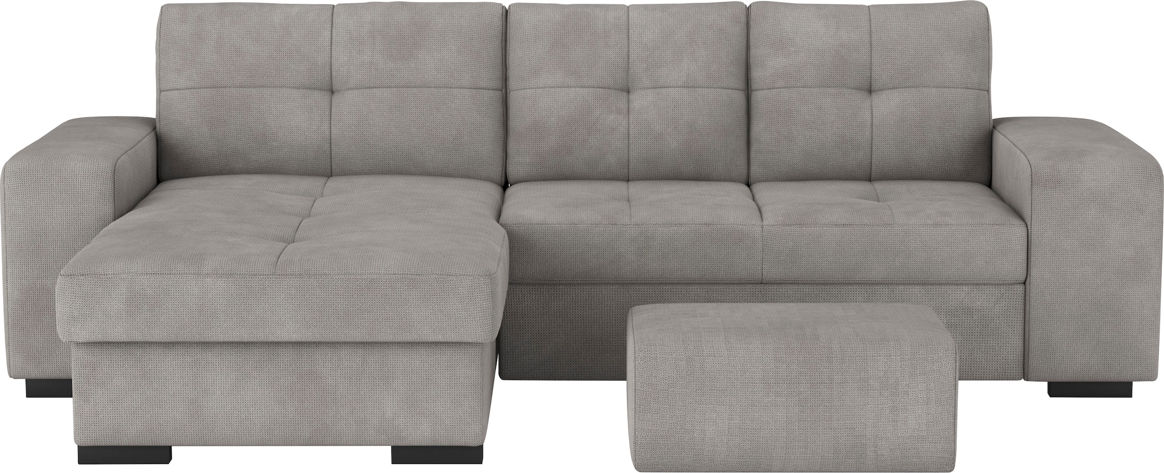 COTTA Ecksofa »Mattina L-Form«, mit Hocker, wahlweise mit Bettfunktion & Be günstig online kaufen