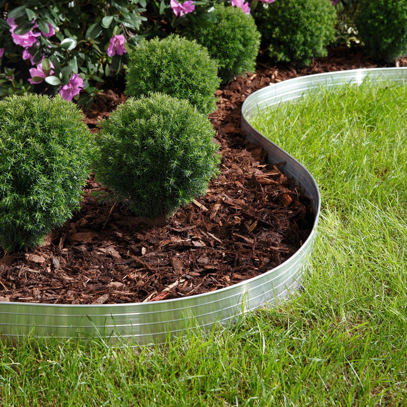 Beckmann Beetumrandung »Alu-Einfassung BKX«, rechteckig, 3er-Set