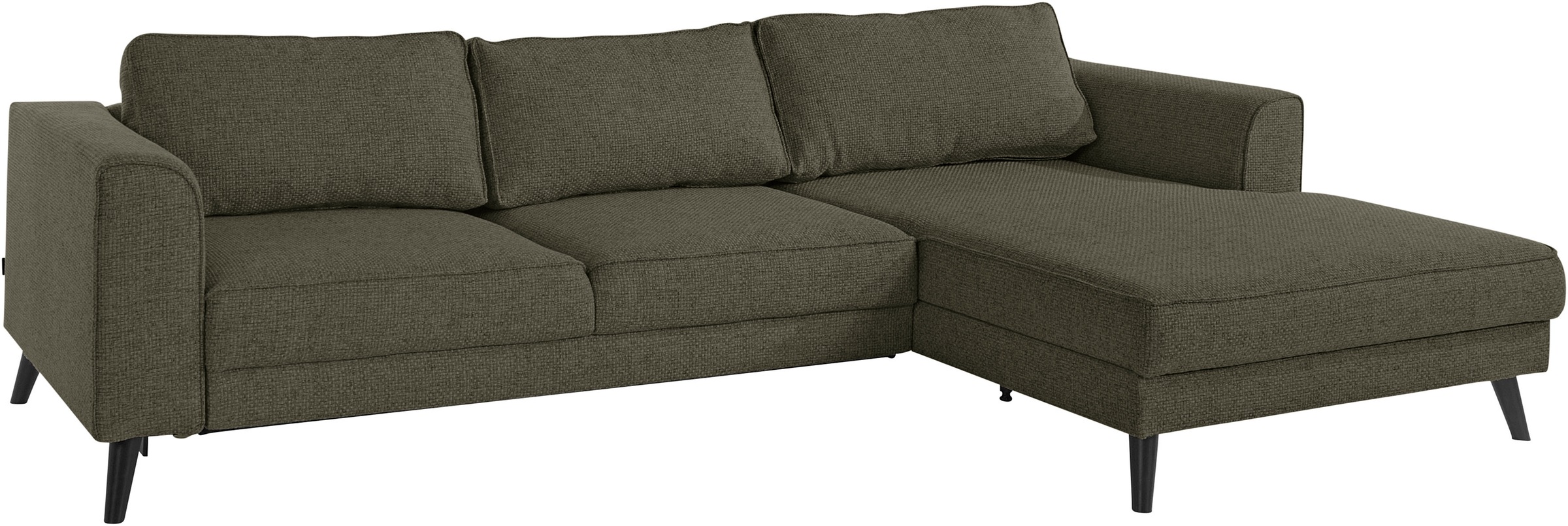 INOSIGN Ecksofa »Lumber Jack, elegant und bequem, Breite 280, hoher Fuß, L-Form«, in moderner Optik