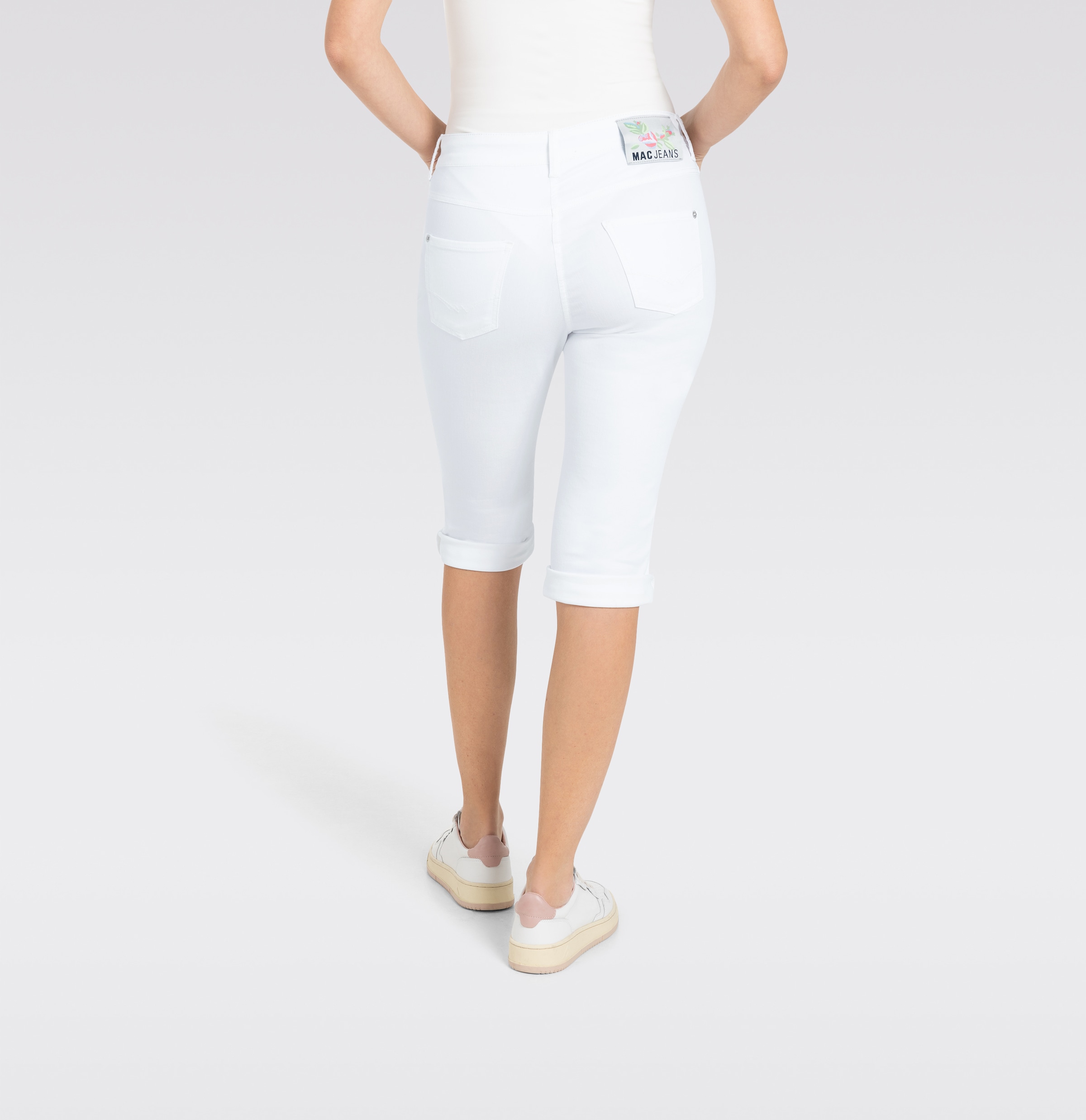 MAC Caprijeans »Dream-Sum« Bequemer Sitz mit krempelbarem Saum