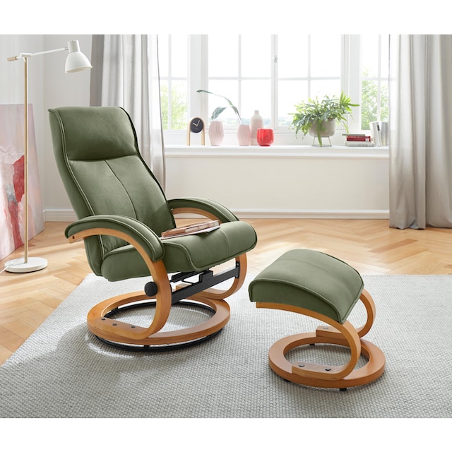 INOSIGN Relaxsessel »Lille«, aus weichem Luxus-Microfaser Bezug und  Holzgestell, Sitzhöhe 46 cm online bestellen