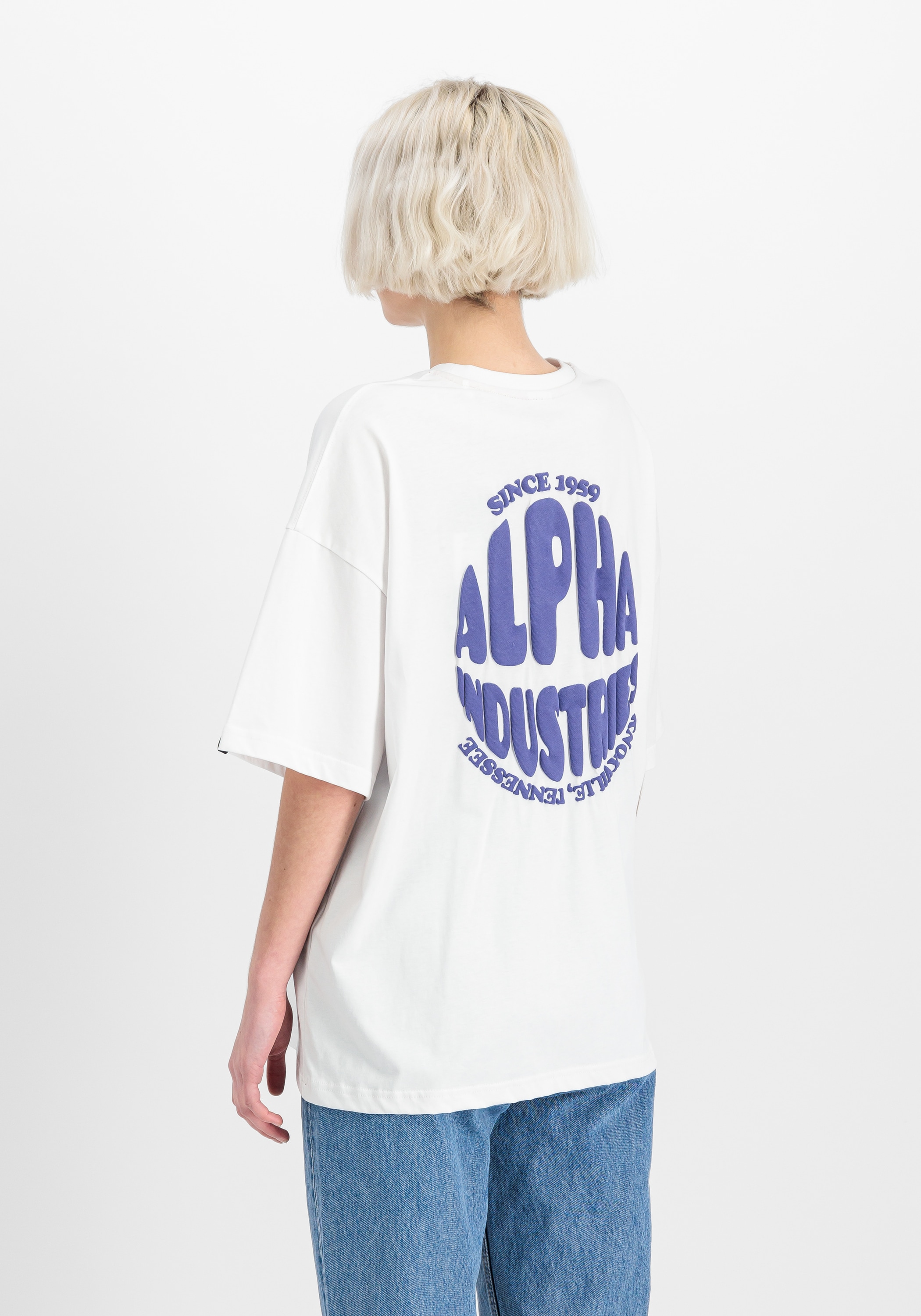 Alpha Industries T-Shirt »Alpha Industries Women - T-Shirts Logo T Back Print Women«