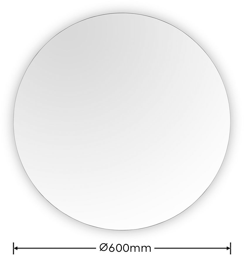 MIRRORS AND MORE LED-Lichtspiegel »Franzi«, (1 St.), rund, Ø 60 cm mit Beleuchtung