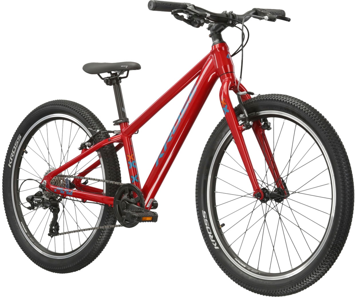 Kross Kinderfahrrad »Kinder-MTB Level Jr 1.0«, 8 Gang, Shimano, TOURNEY TX800 Schaltwerk, Kettenschaltung