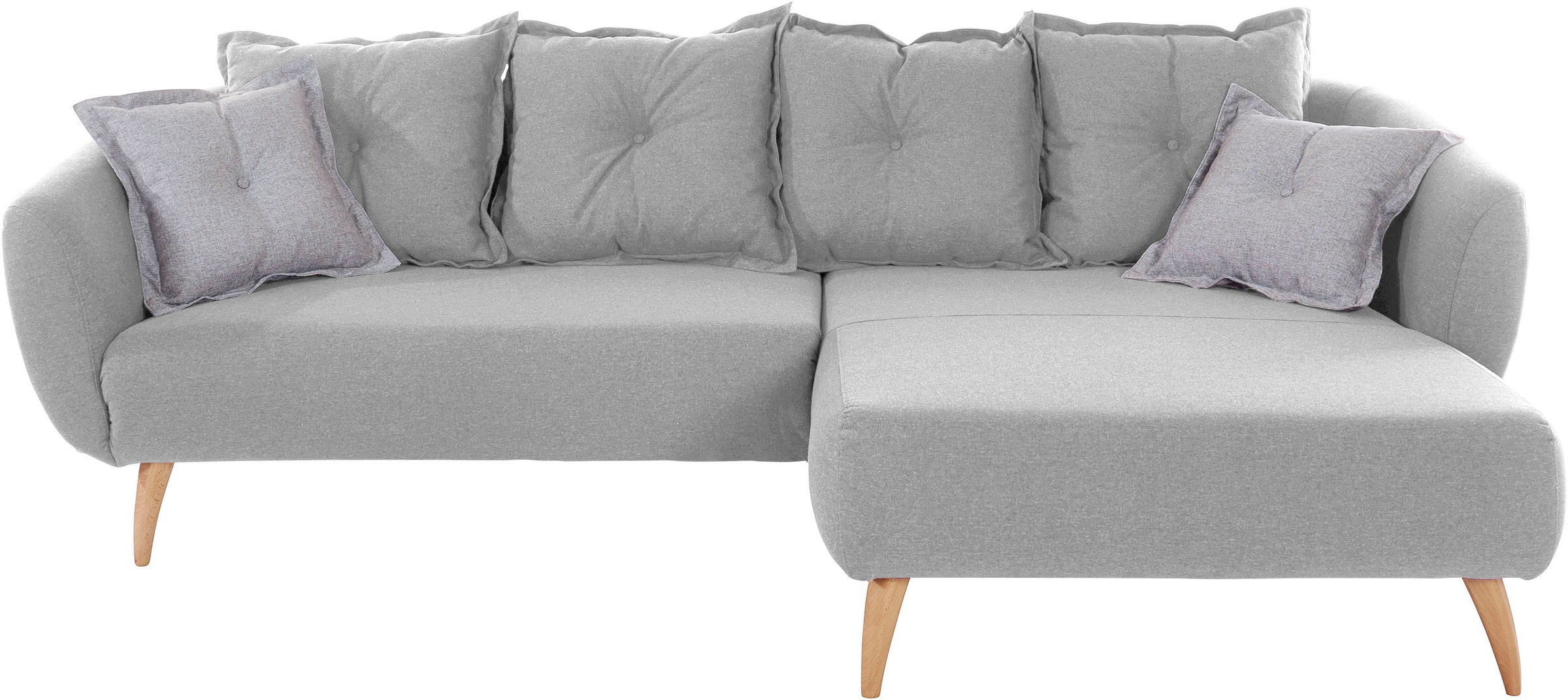 Home affaire Ecksofa »Baggio formschöne Polsterecke, bequem, Breite 277cm, günstig online kaufen