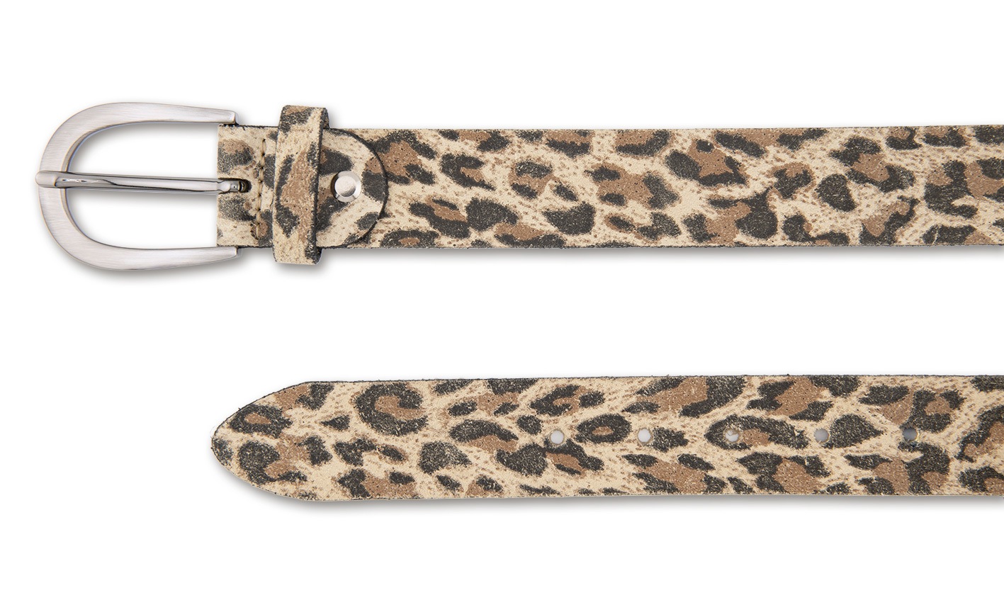 BERND GÖTZ Ledergürtel »Ledergürtel mit angesagtem Leoprint«