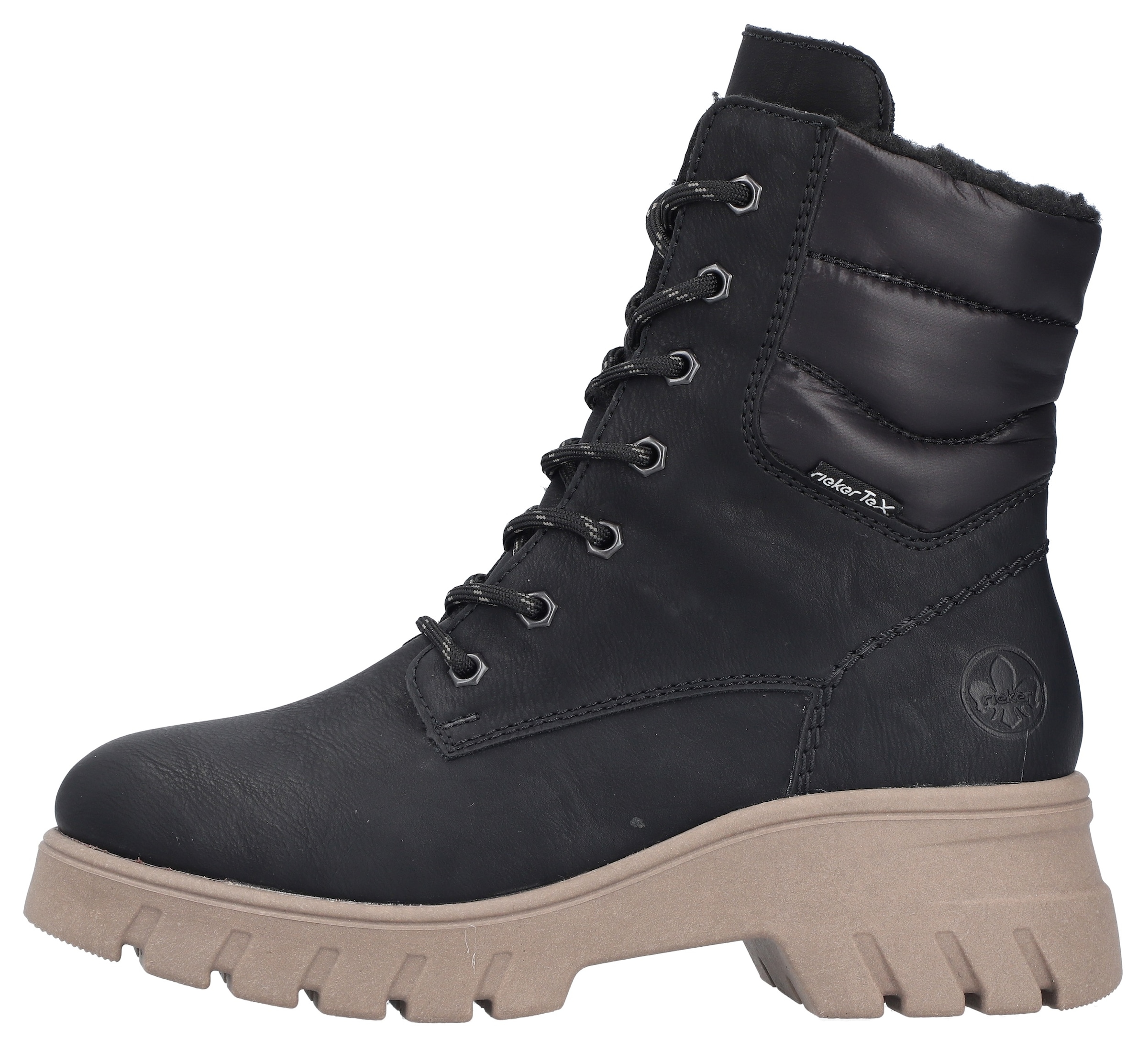 Rieker Plateaustiefelette, Winterboots, Stiefelette mit wasserabweisender riekerTEX-Membran
