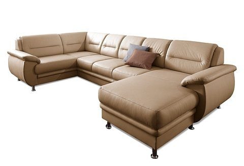 sit&more Wohnlandschaft »Mailand U-Form«, wahlweise mit Bettfunktion, frei im Raum stellbar