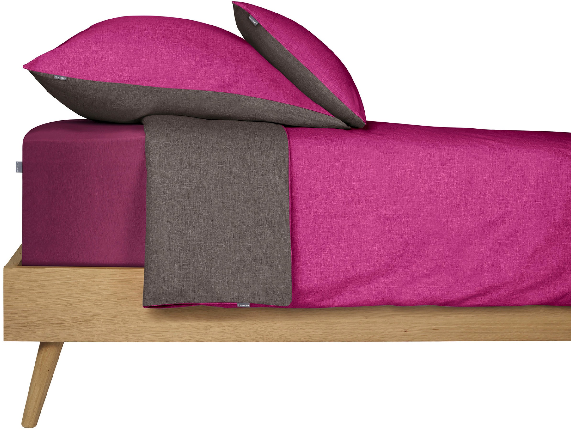 Schiesser Spannbettlaken »Flexi aus 95% Baumwolle und 5% Elastahan in Premium-Qualität«, für hohe Matratzen und Boxspringbetten geeignet, Made in Green