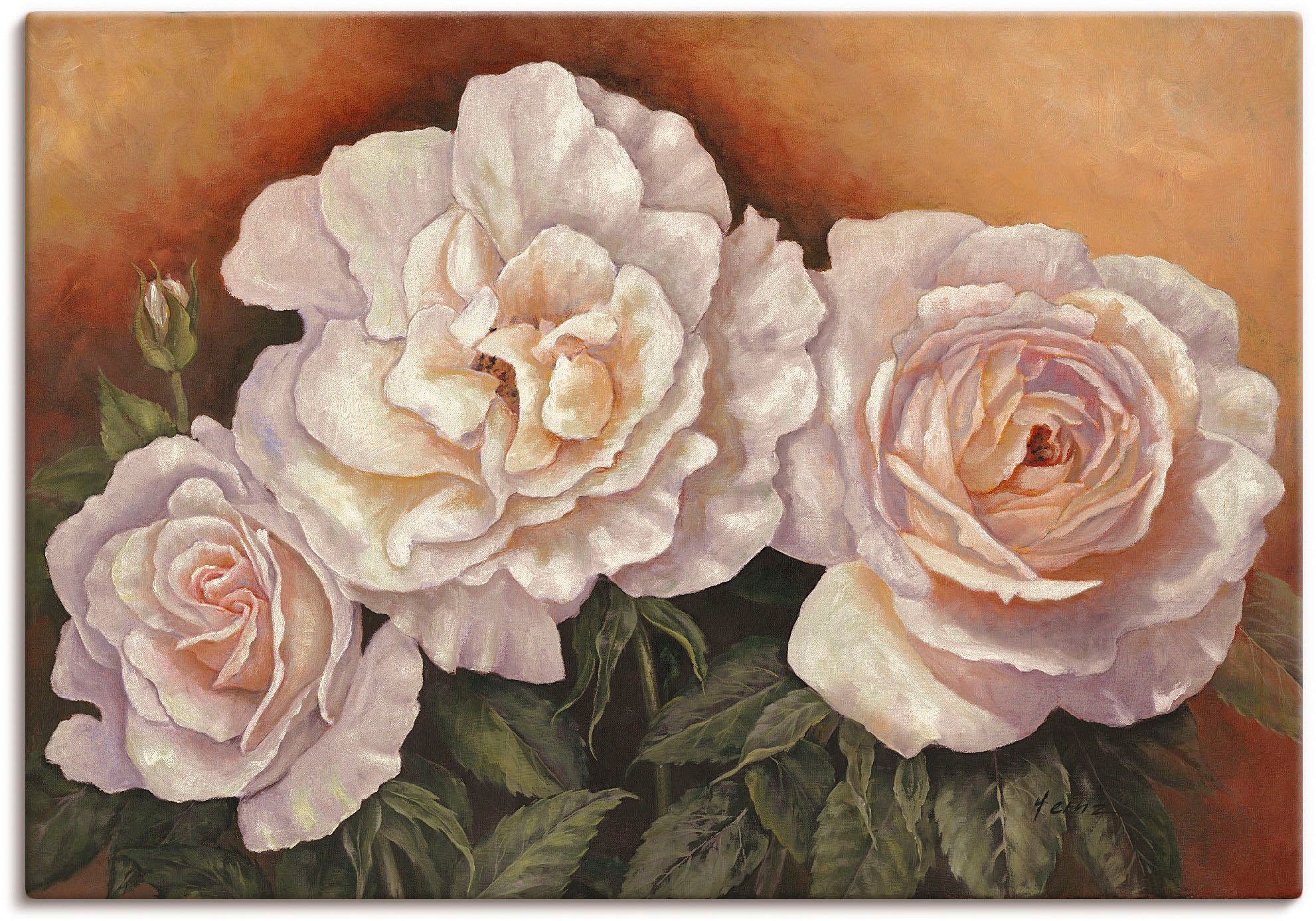 Artland Wandbild »Wildrosen« Blumen 1 Stk. tlg. als Leinwandbild, Poster in günstig online kaufen