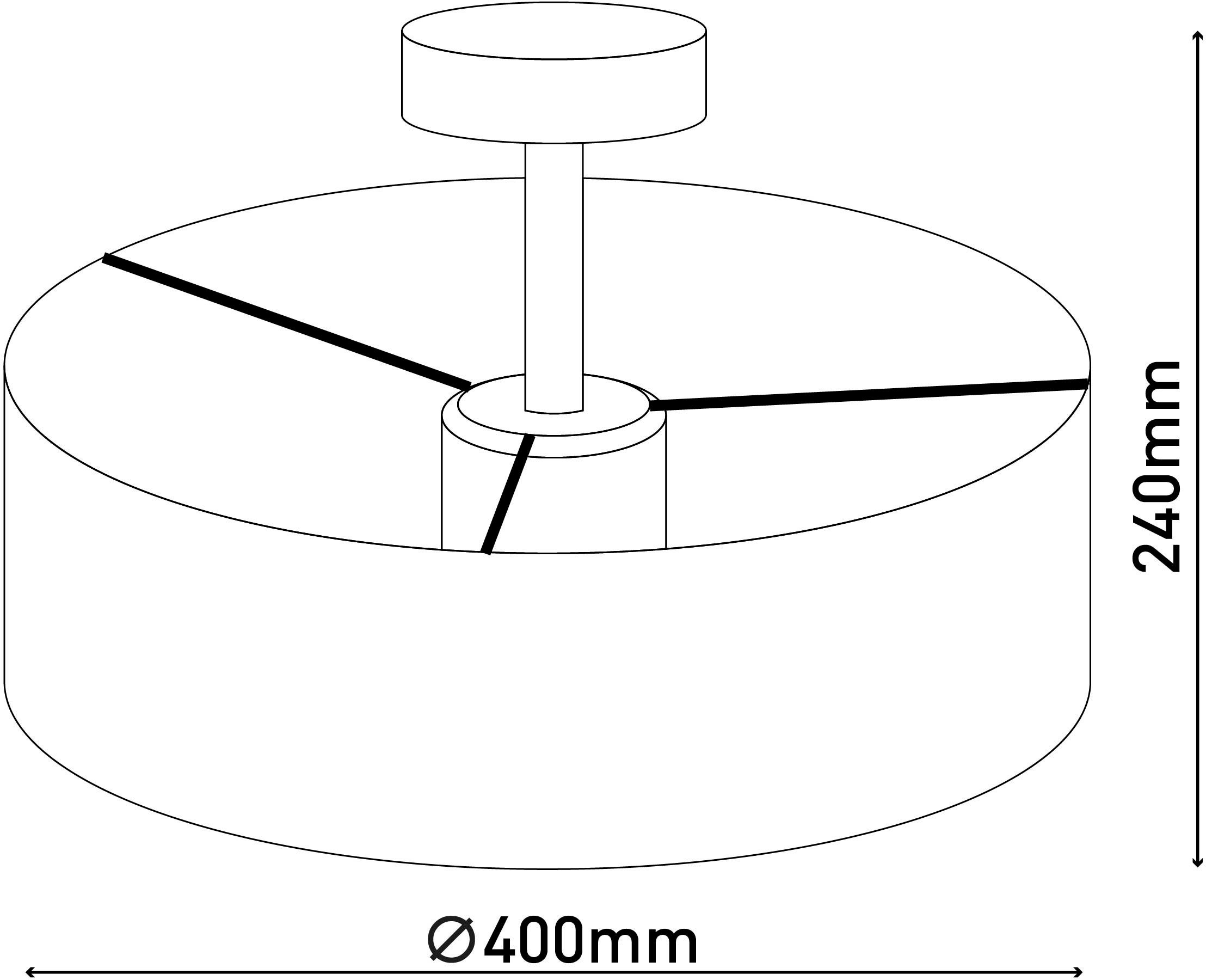 näve Deckenleuchte »New York« E27 1 Stk. schlicht