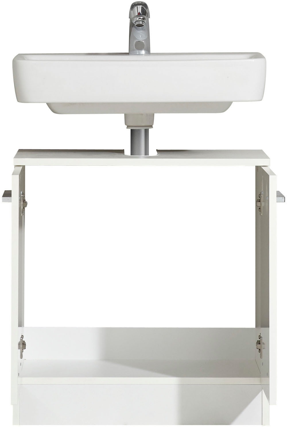 Saphir Badmöbel-Set »Quickset 335 7-teilig, Waschbeckenunterschrank mit LED-Spiegelschrank«, (7 St.), Hochschrank, Unterschränke, Hängeschränke, inkl. Türdämpfer, 13 Türen