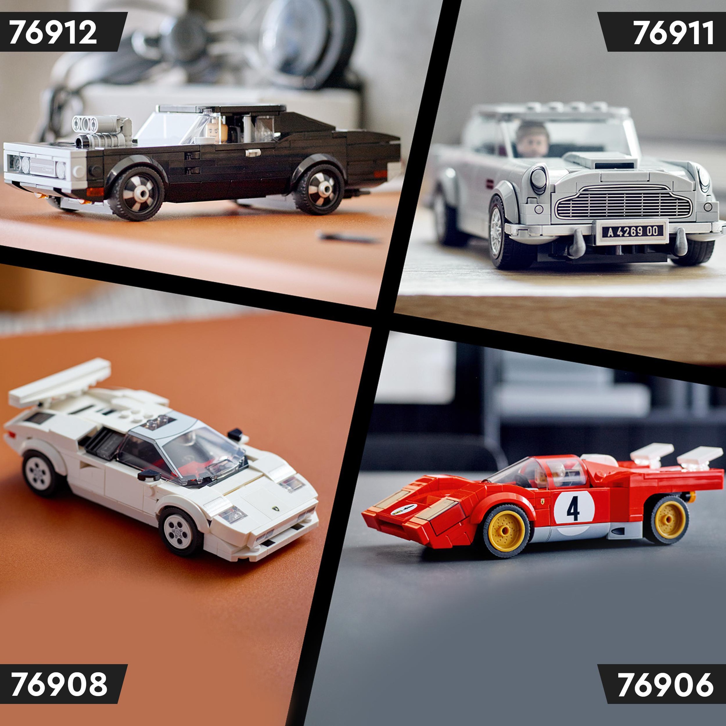 LEGO® Konstruktionsspielsteine »Fast & Furious 1970 Dodge Charger R/T (76912), LEGO® Speed Champions«, (345 St.), Made in Europe