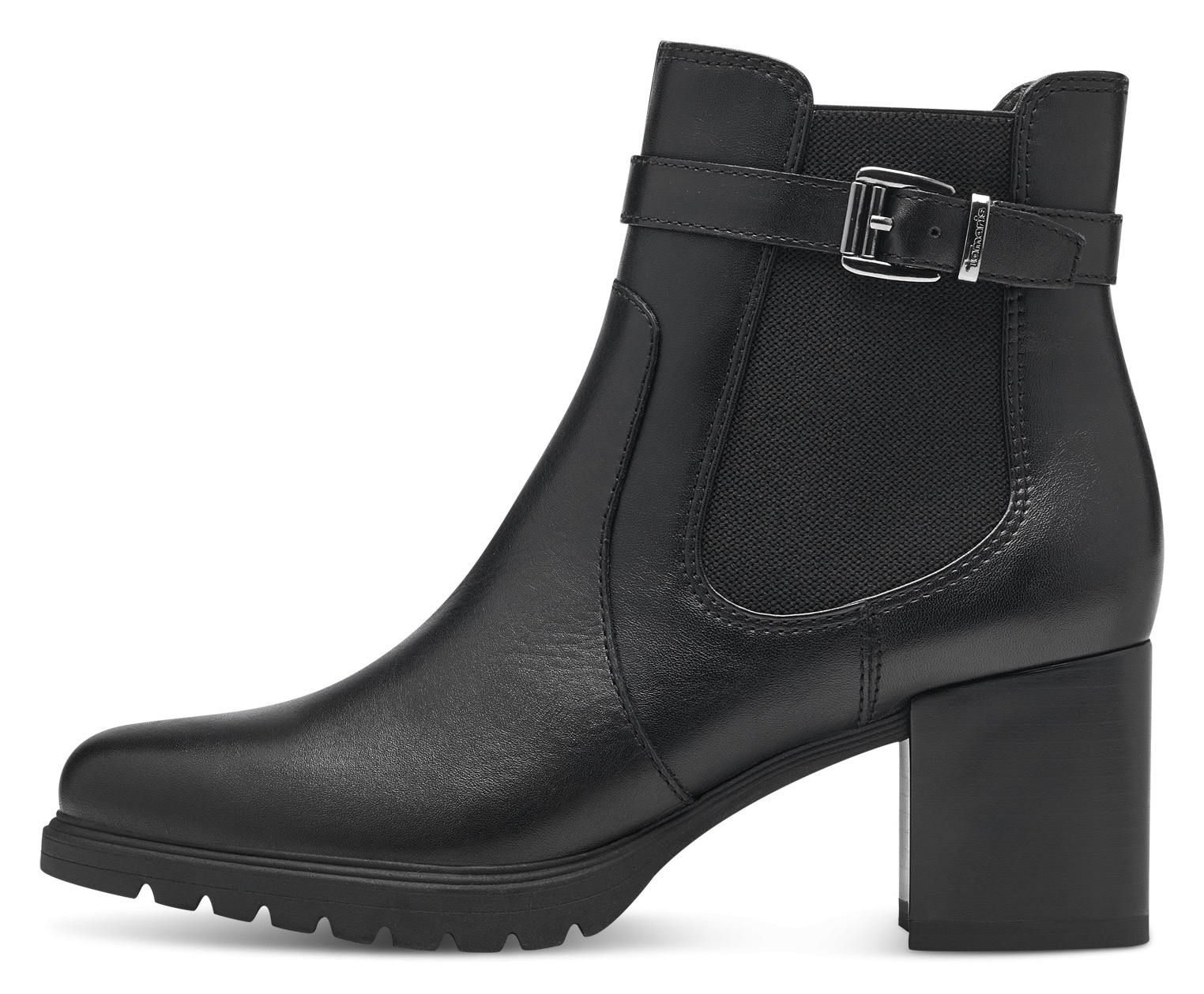 Tamaris Stiefelette, mit trendiger Zierschnalle am Schaftrand