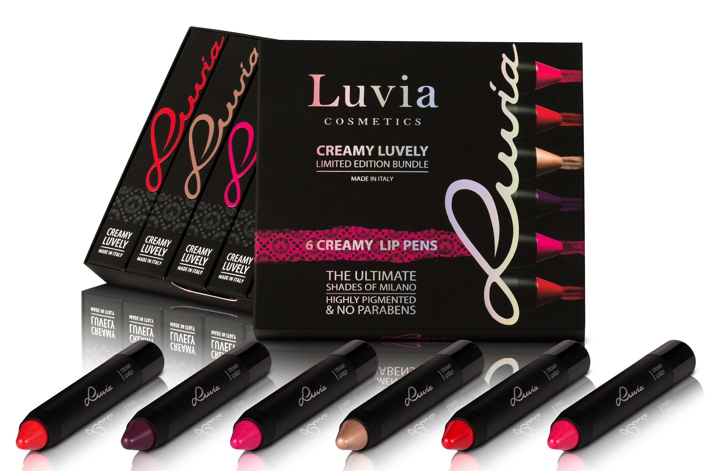 2. Bild von Luvia Cosmetics Lippenstift-Set »Creamy Luvely«, (6 tlg.)