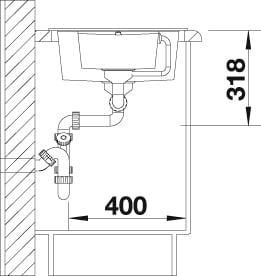 Blanco Granitspüle »METRA 6 S Compact« aus SILGRANIT®