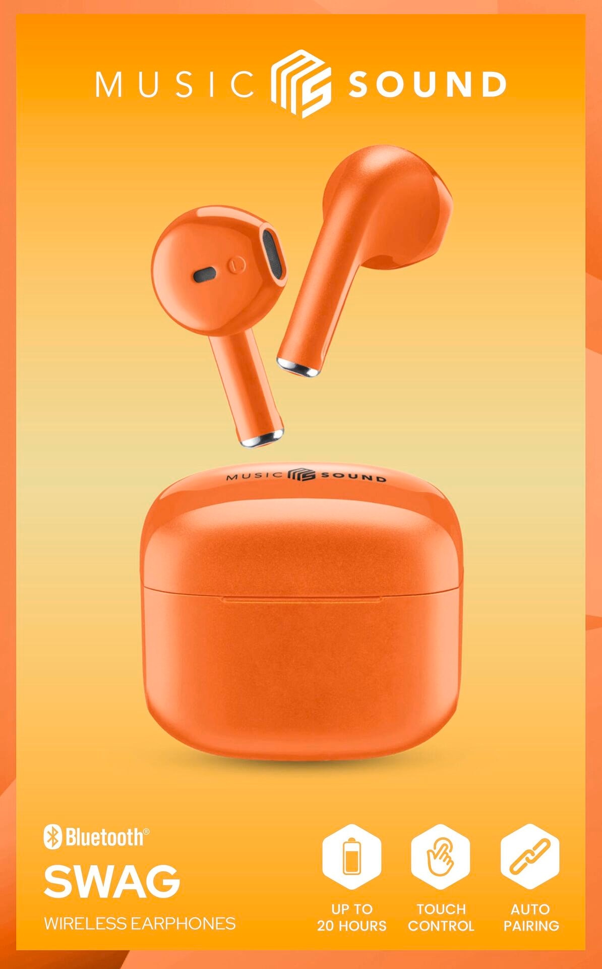 Cellularline wireless In-Ear-Kopfhörer »SWAG BT Kopfhörer MS«