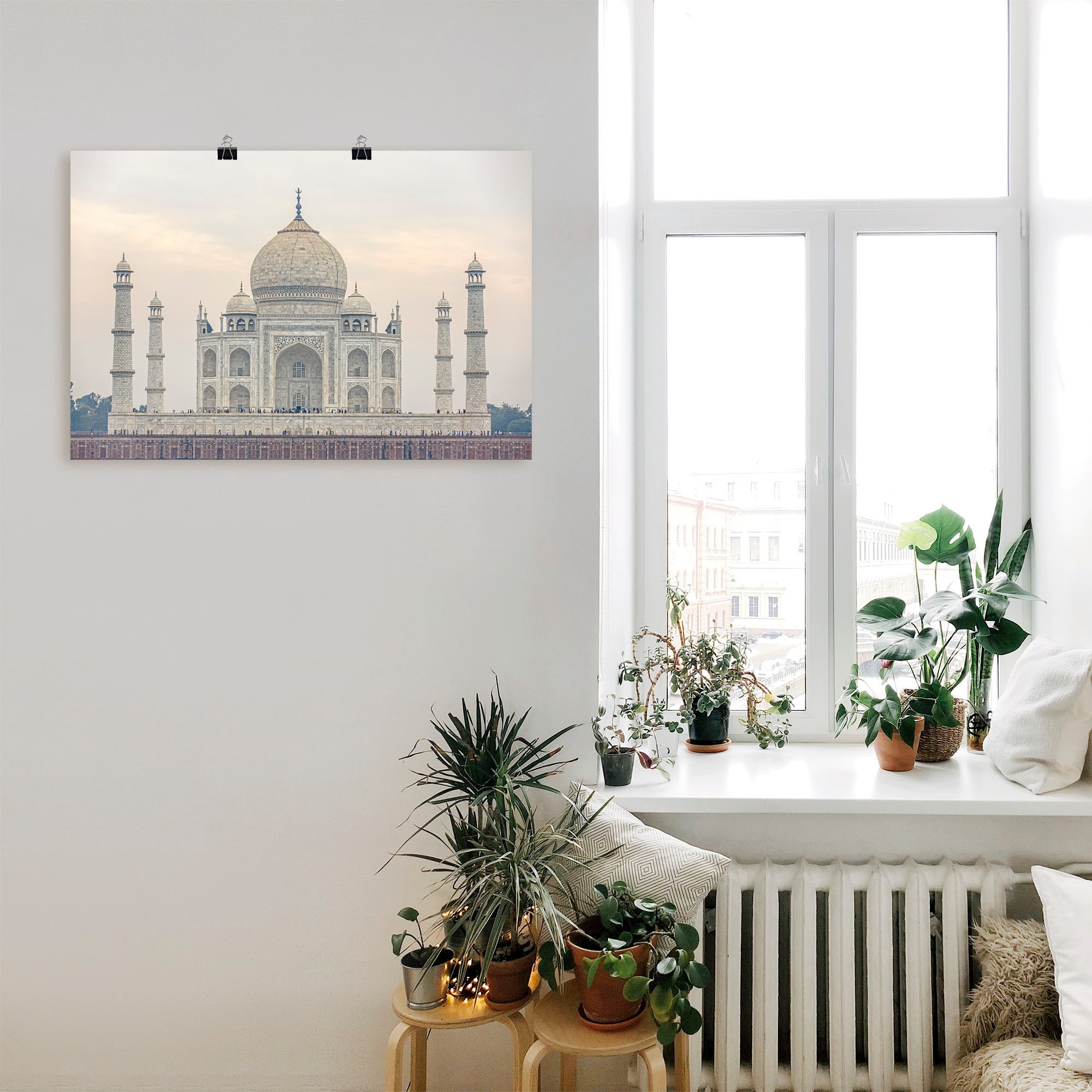 Artland Wandbild »Taj Mahal«, Gebäude, (1 St.), als Alubild, Outdoorbild, Poster in verschied. Größen