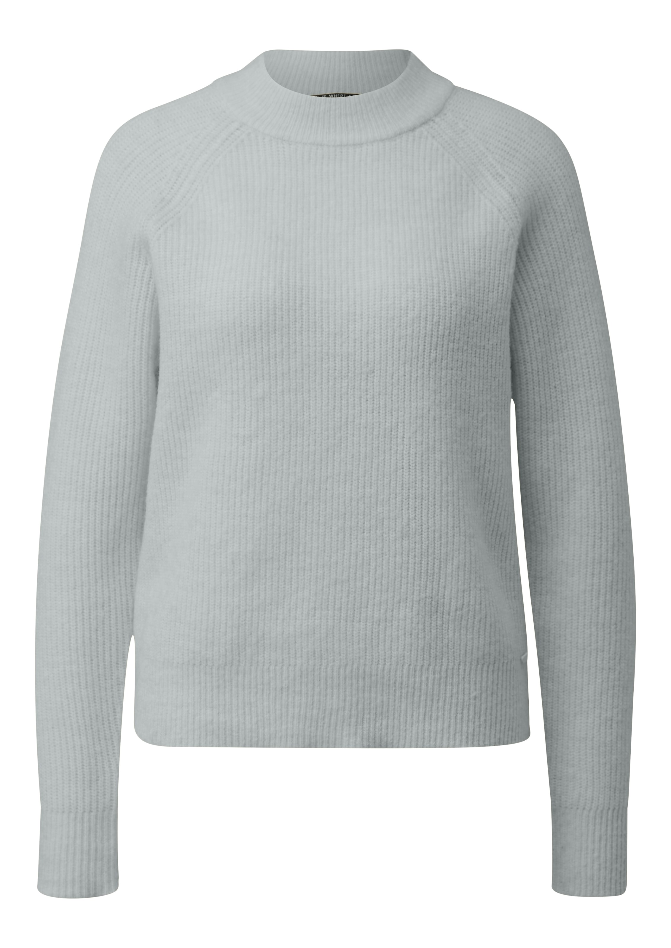 QS Strickpullover mit Stehkragen
