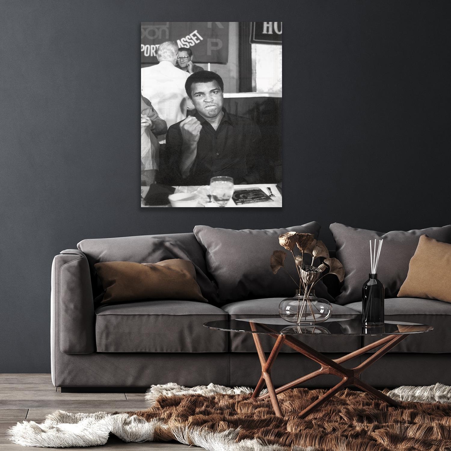 queence Acrylglasbild »Muhammad Ali«, Schwarz-Weiß-Mann-Stars, Fine Art-Pri günstig online kaufen