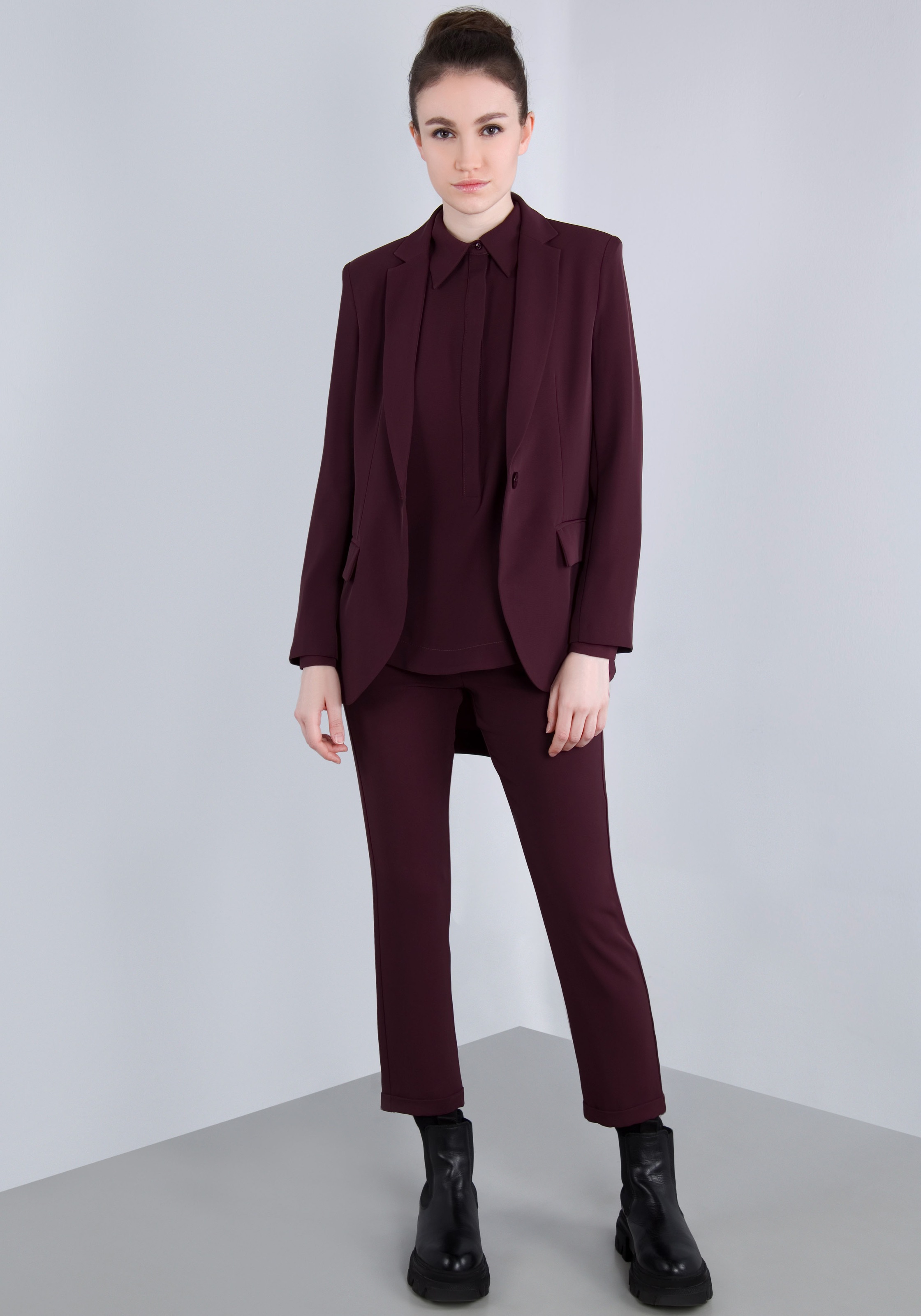 IMPERIAL Webhose  mit Stretch und Umschlagsaum