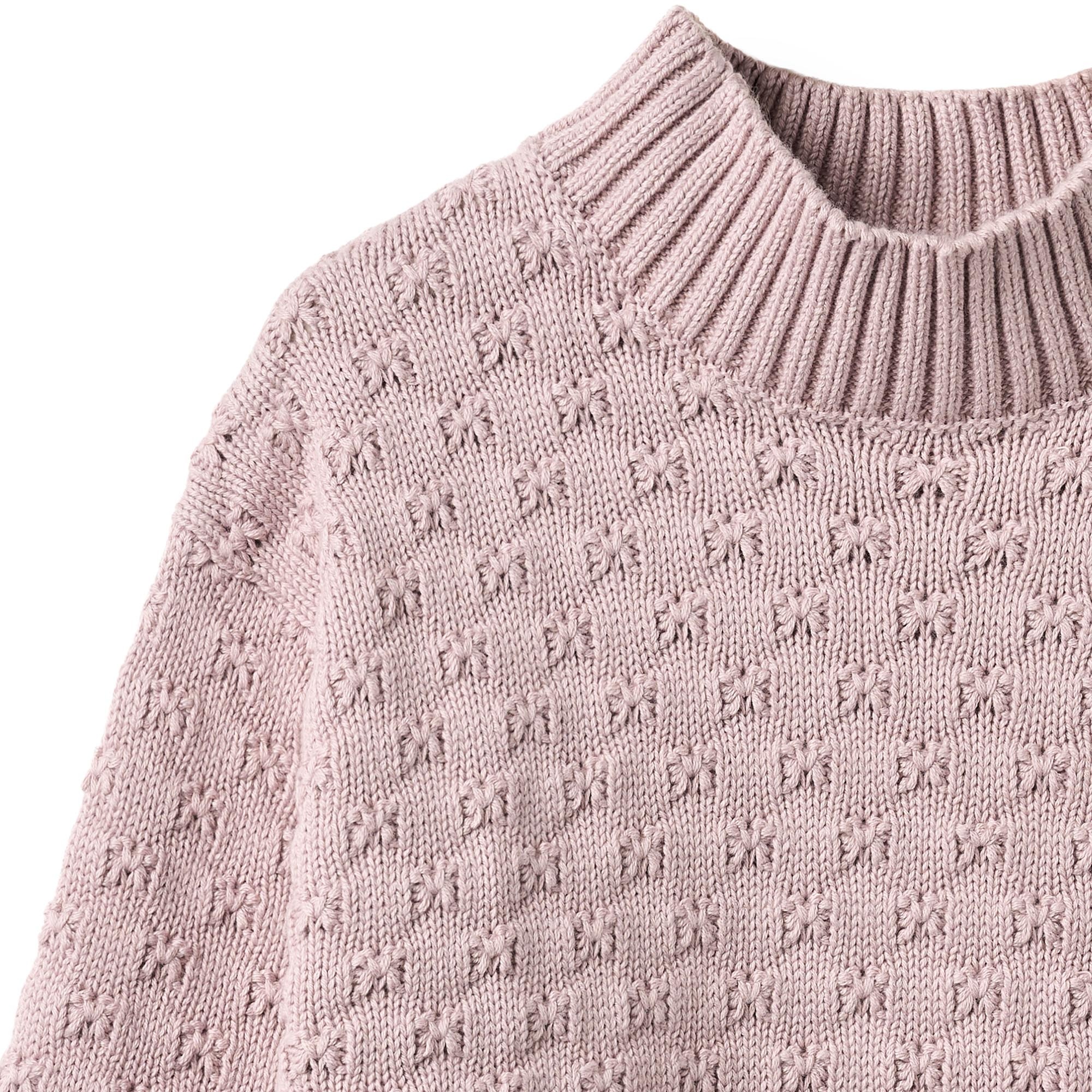 WHEAT Strickpullover »Chunky Knit Pullover Abby« Baumwolle, Strickmuster, lockere Passform