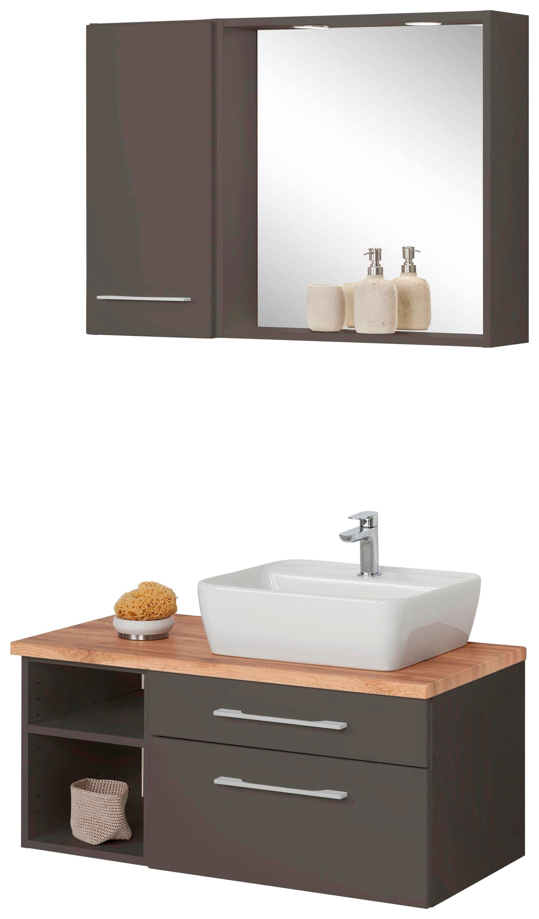 welltime Badmöbel-Set »Davos« 3 Stk. tlg. günstig online kaufen