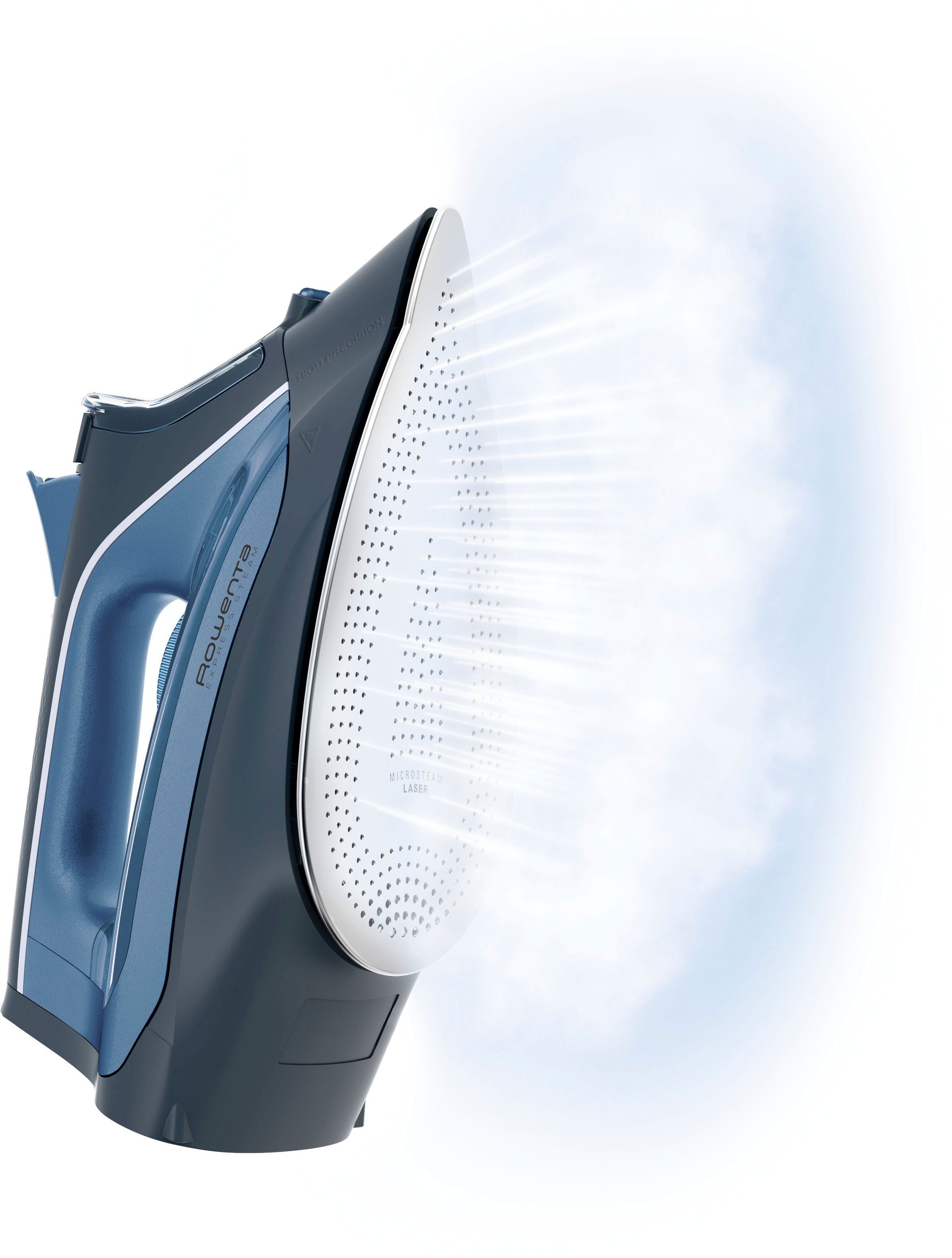 Rowenta Dampfbügeleisen »Express Steam, dunkelblau/hellblau, Eco Funktion«, 2500 W, Dauerdampfmenge 40 g/Min, Dampfstoß 160 g/Min, Tropfstop, DW4320