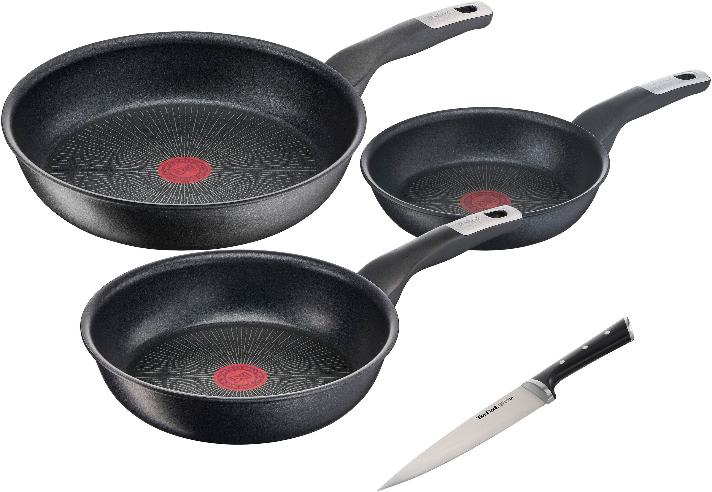 Tefal Pfannen-Set »Unlimited Ice Force« Aluminium Set, je 1 Bratpfanne Ø 20 günstig online kaufen