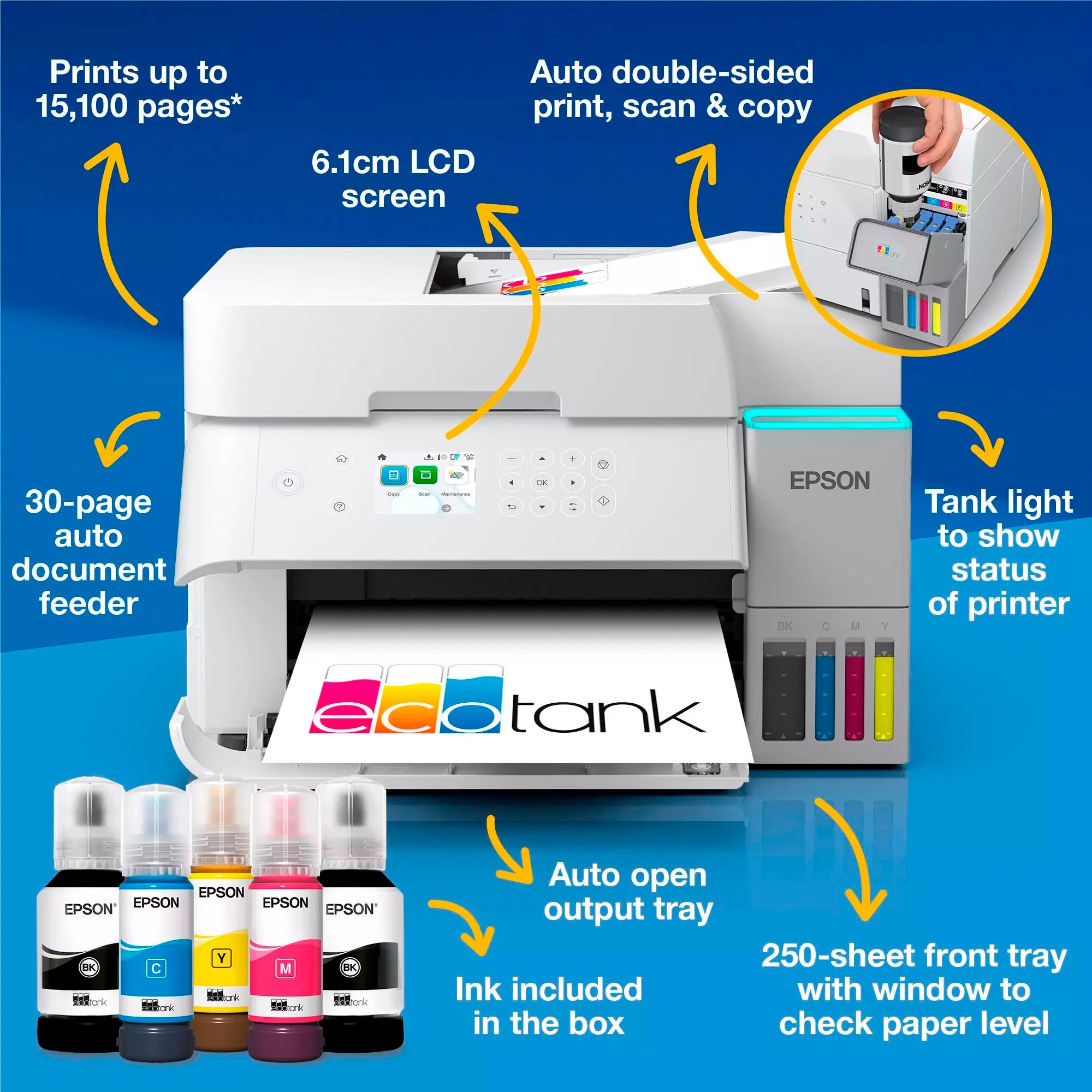 Epson Multifunktionsdrucker »EcoTank ET-3956«