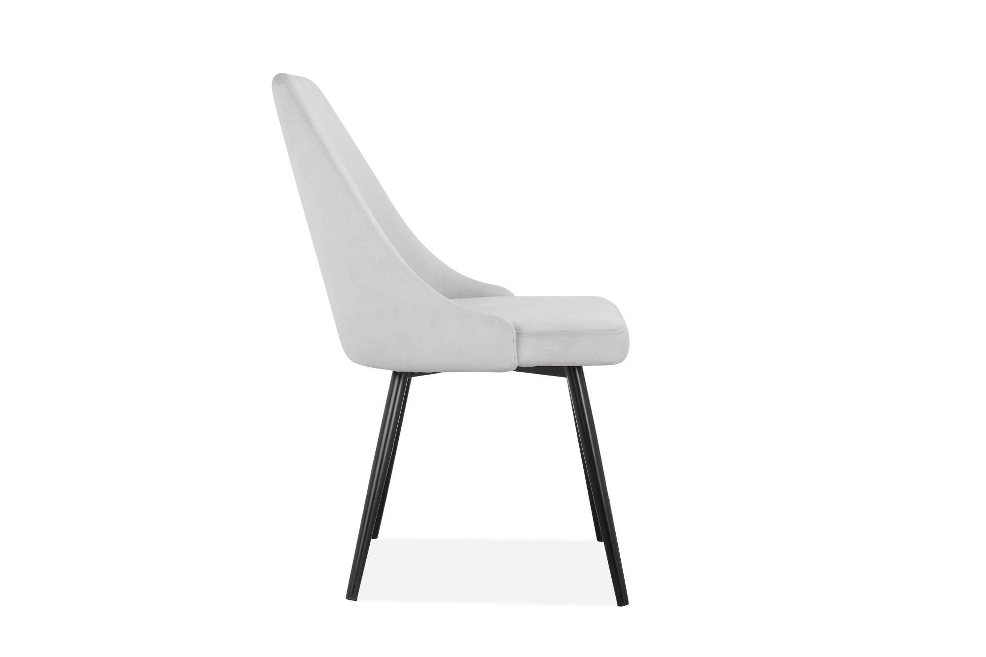 INOSIGN Essgruppe »Danny-Malio«, (Set, 5 tlg., Set 140 cm), Glastisch 140x80 cm mit 4 Stühlen (Veloursstoff), Gestell aus Metall