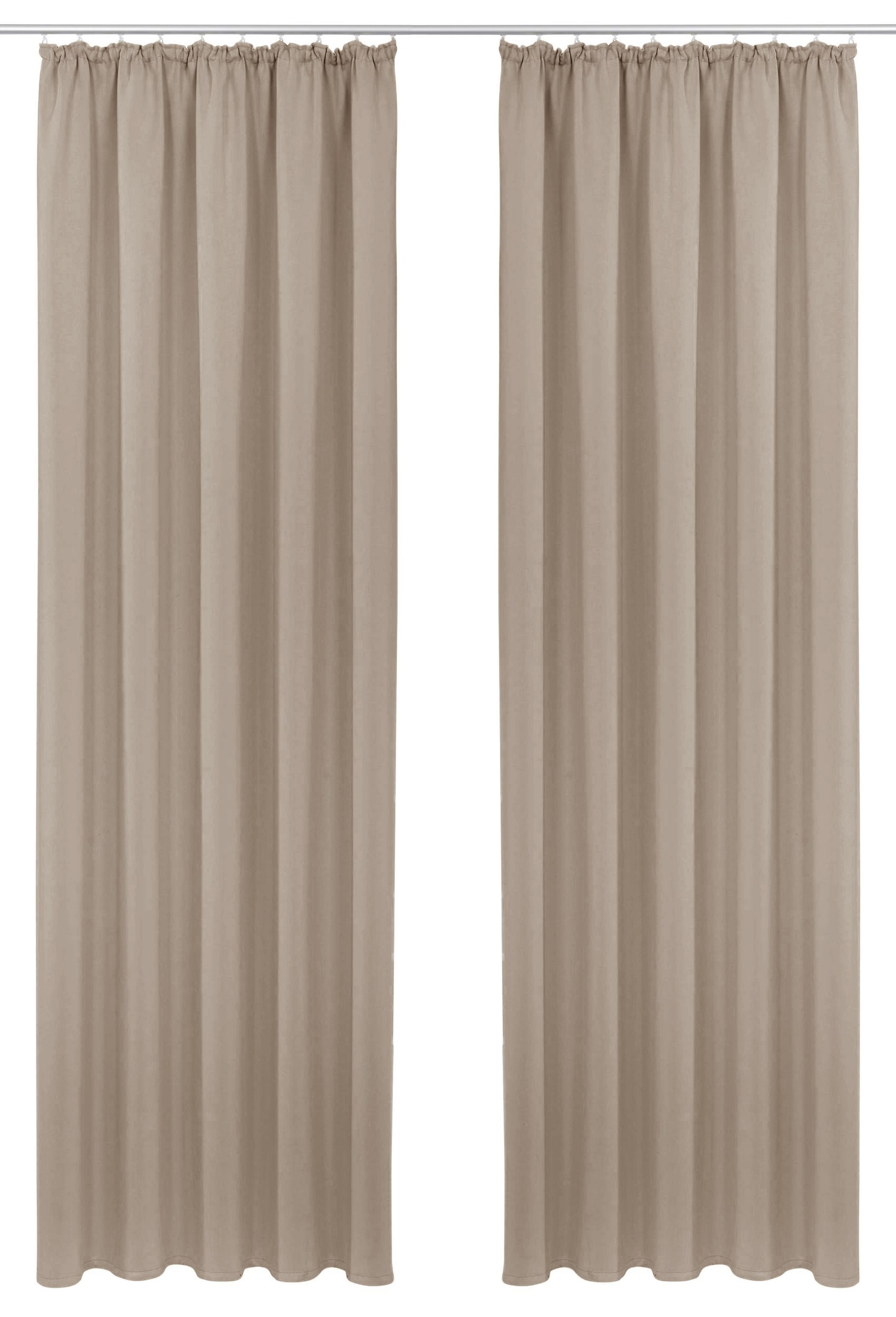 my home Gardine »SOLA« Kräuselband 1 Stk. tlg. Breite:130 cm, 1 Schal, einf günstig online kaufen