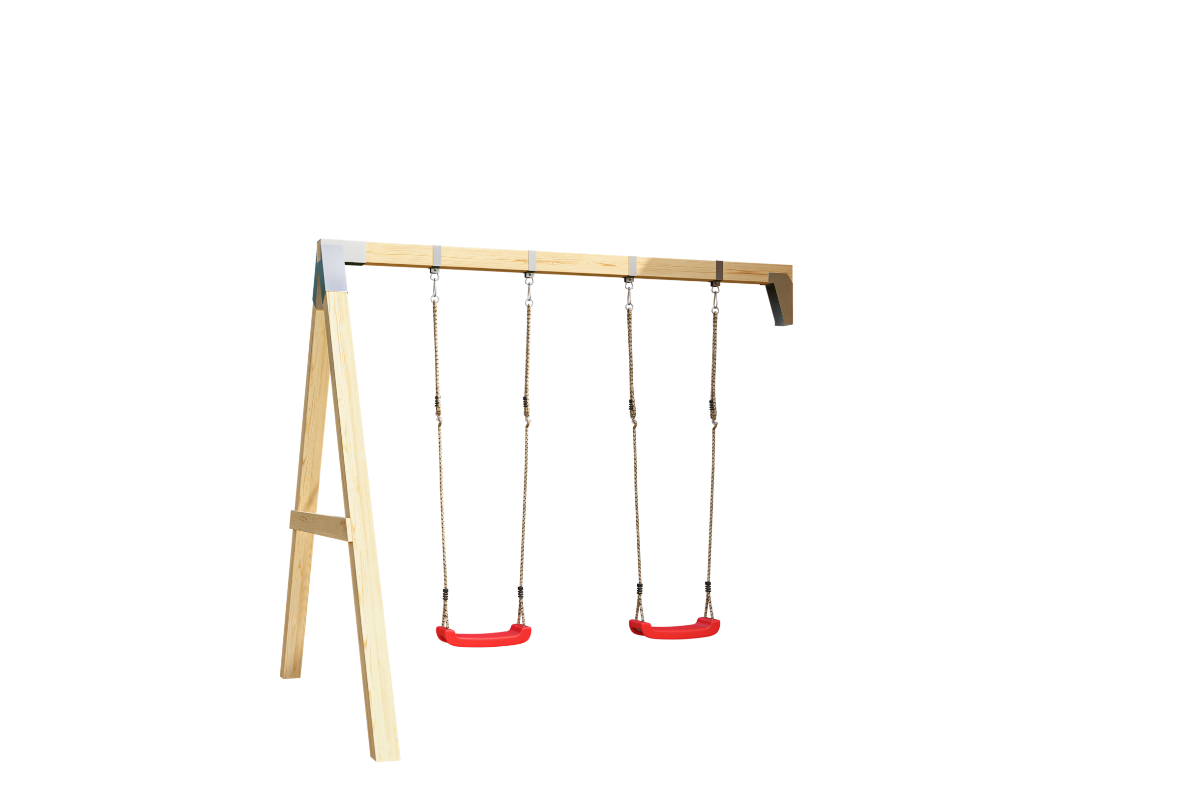 Nordic Holz Doppelschaukel »Tivoli«, Ergänzung für Tivoli 1 Kinderspielhaus
