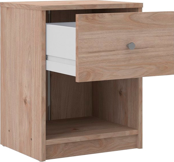 Home affaire Nachtkommode »May, Nachttisch, Nachtschrank, Beistelltisch,«, mit 1 Schublade und einem offenen Fach, Breite 38 cm, Höhe 48 cm