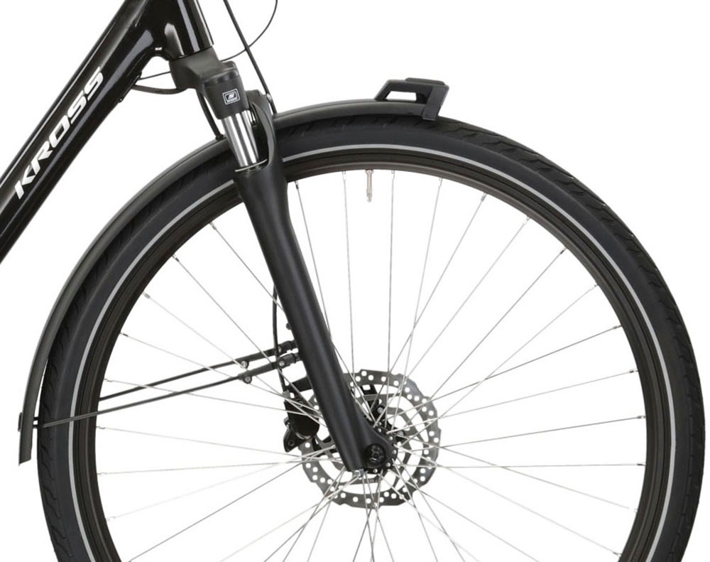 Kross E-Bike »E-Citybike Sentio Hybrid 5.0 28 Zoll schwarz«, 7 Gang, Shimano, NEXUS, Mittelmotor 250 W, Pedelec, Elektrofahrrad für Damen und Herren
