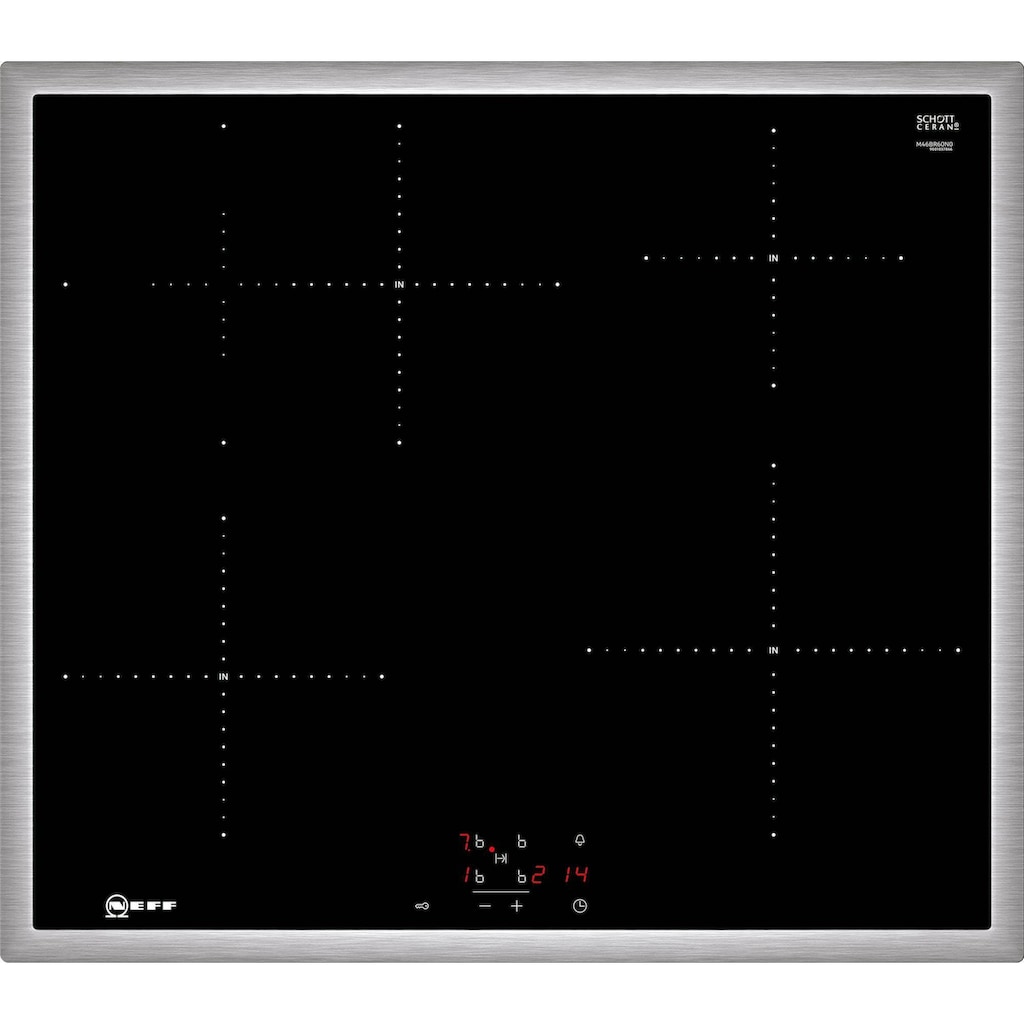 NEFF Induktions Herd-Set »XE4I«, E1CCD2AN1, mit Teleskopauszug nachrüstbar, EasyClean