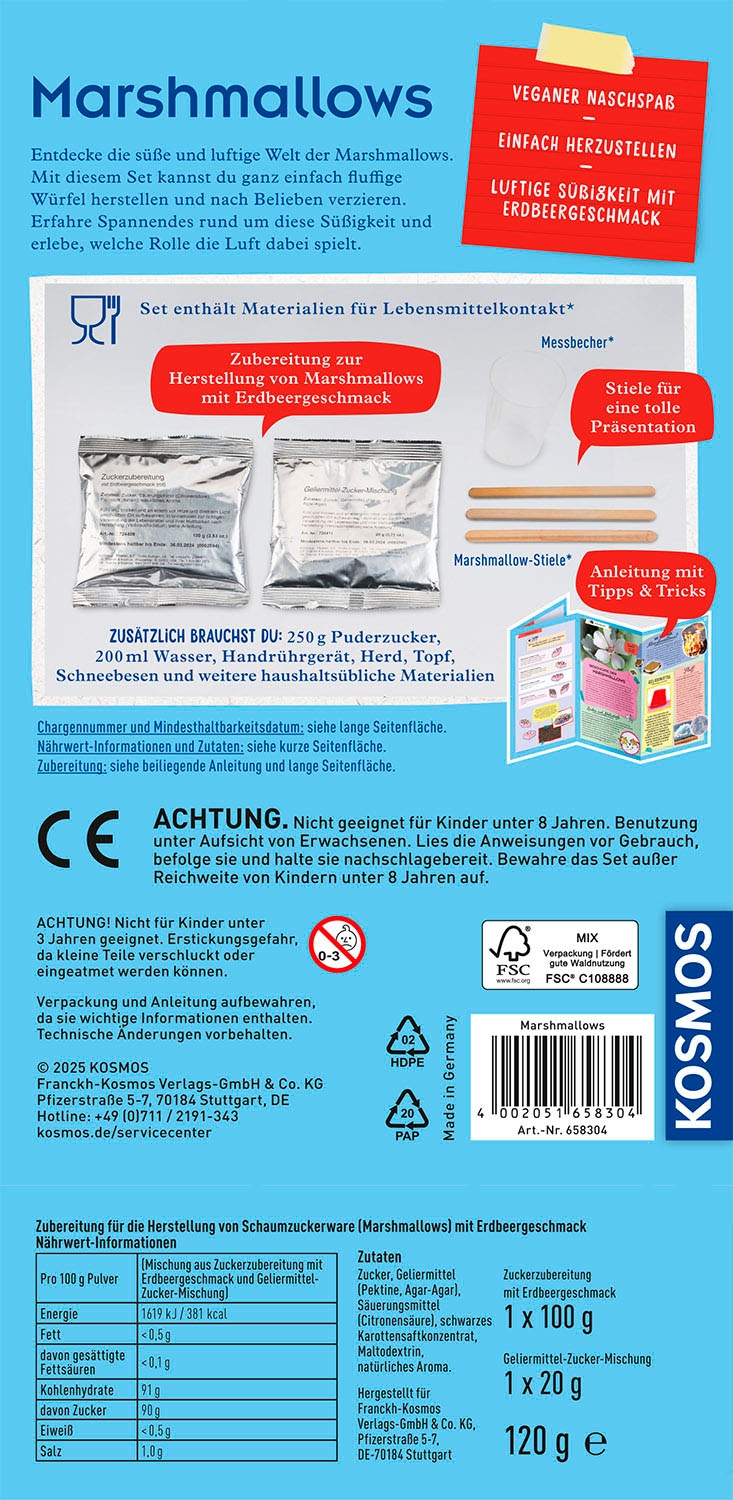 Kosmos Experimentierkasten »Marshmallows« Made in Germany