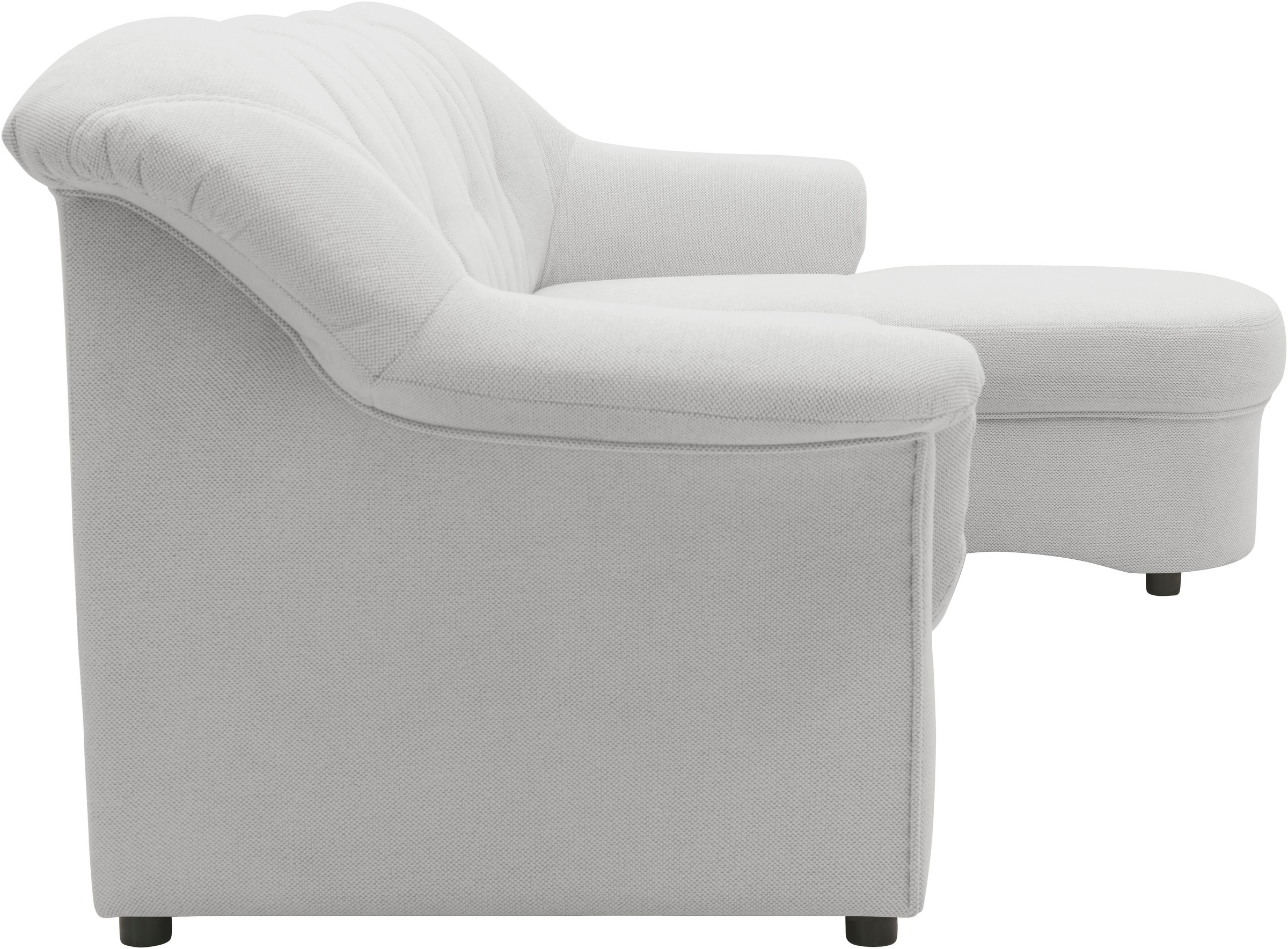 DOMO collection Ecksofa »Flores Schlafsofa, B/T/H: 233/142/86 cm, L-Form«, wahlweise mit Bettfunktion, wahlweise mit Federkern, auch in Leder