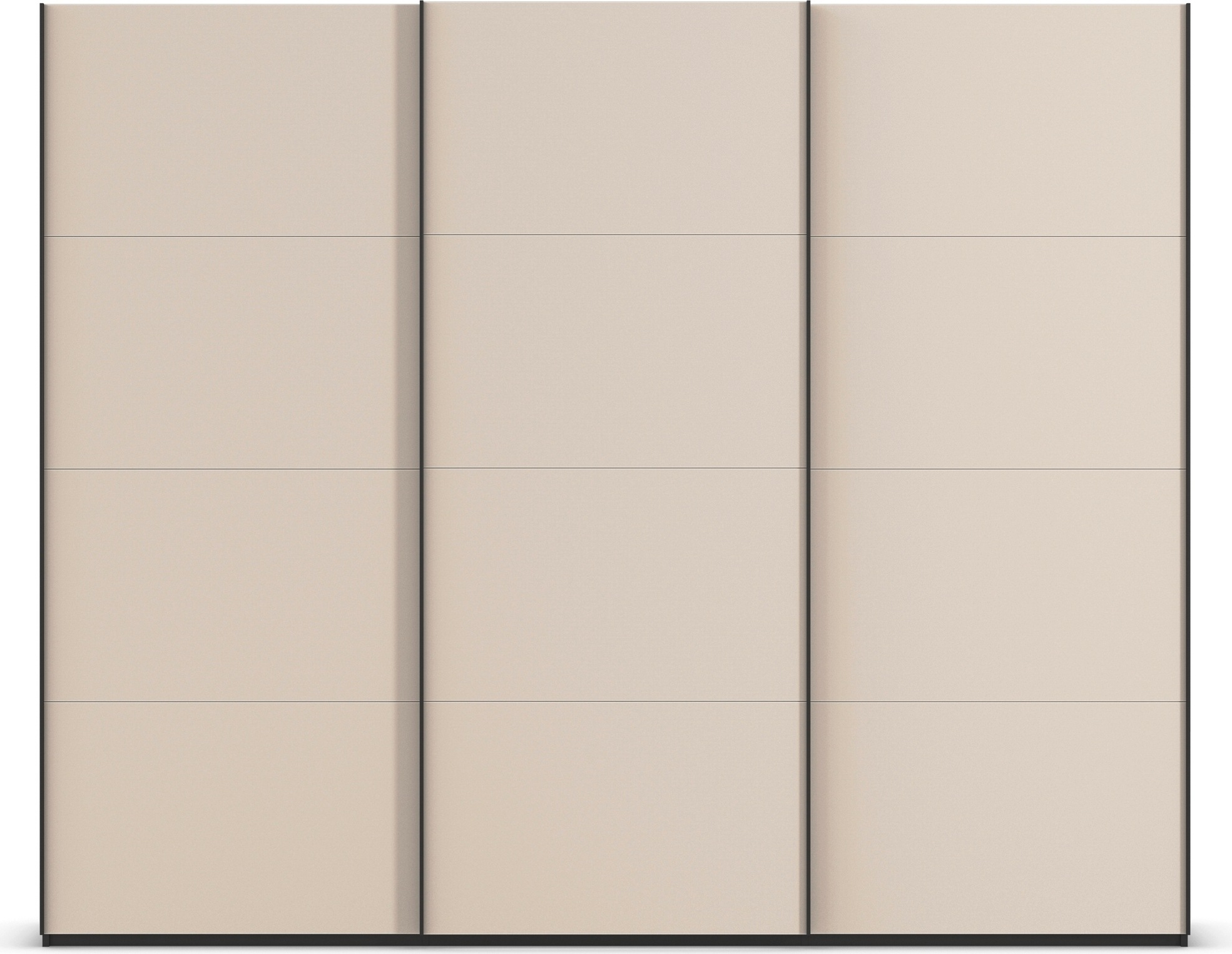 rauch Schwebetürenschrank »Kleiderschrank Schrank Garderobe Schlafzimmerschrank SCALE-FYRA«, edle viergeteilte Türen mit Glas-Front viele Farben MADE IN GERMANY