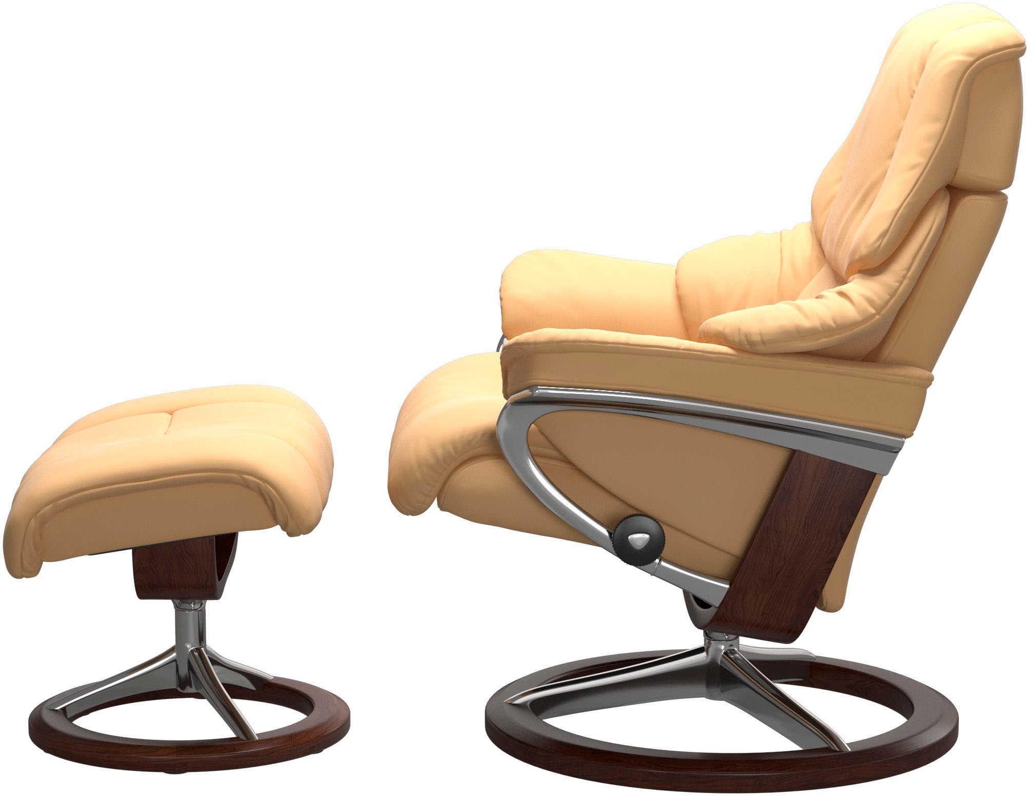 Stressless® Relaxsessel »Reno«, mit Signature Base, Größe S, M & L, Gestell Braun