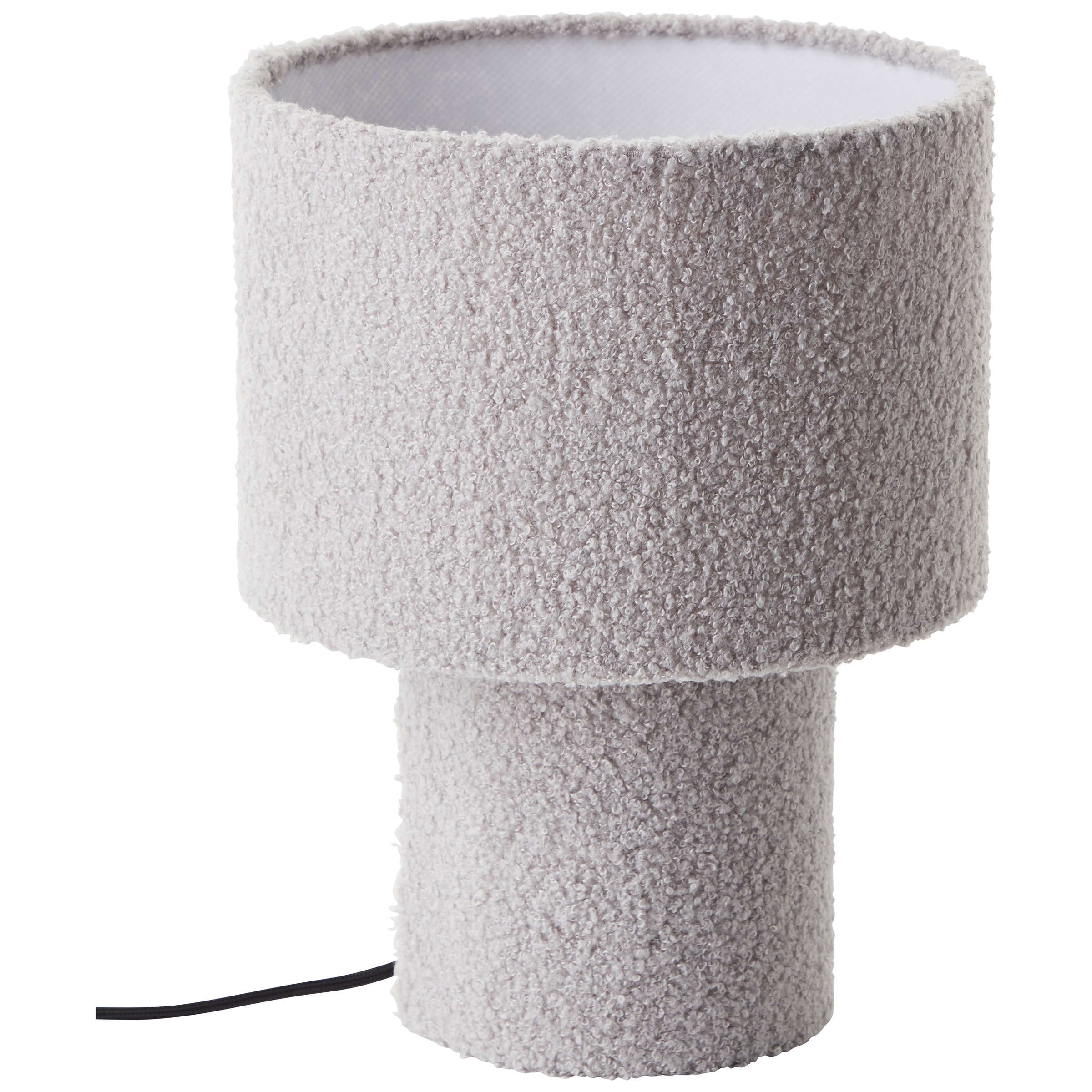 Brilliant Tischleuchte »Teddy«, 1 flammig, Leuchtmittel E27 | ohne Leuchtmittel, flauschiger Teddystoff, 30 x 23 cm, E27, Textil