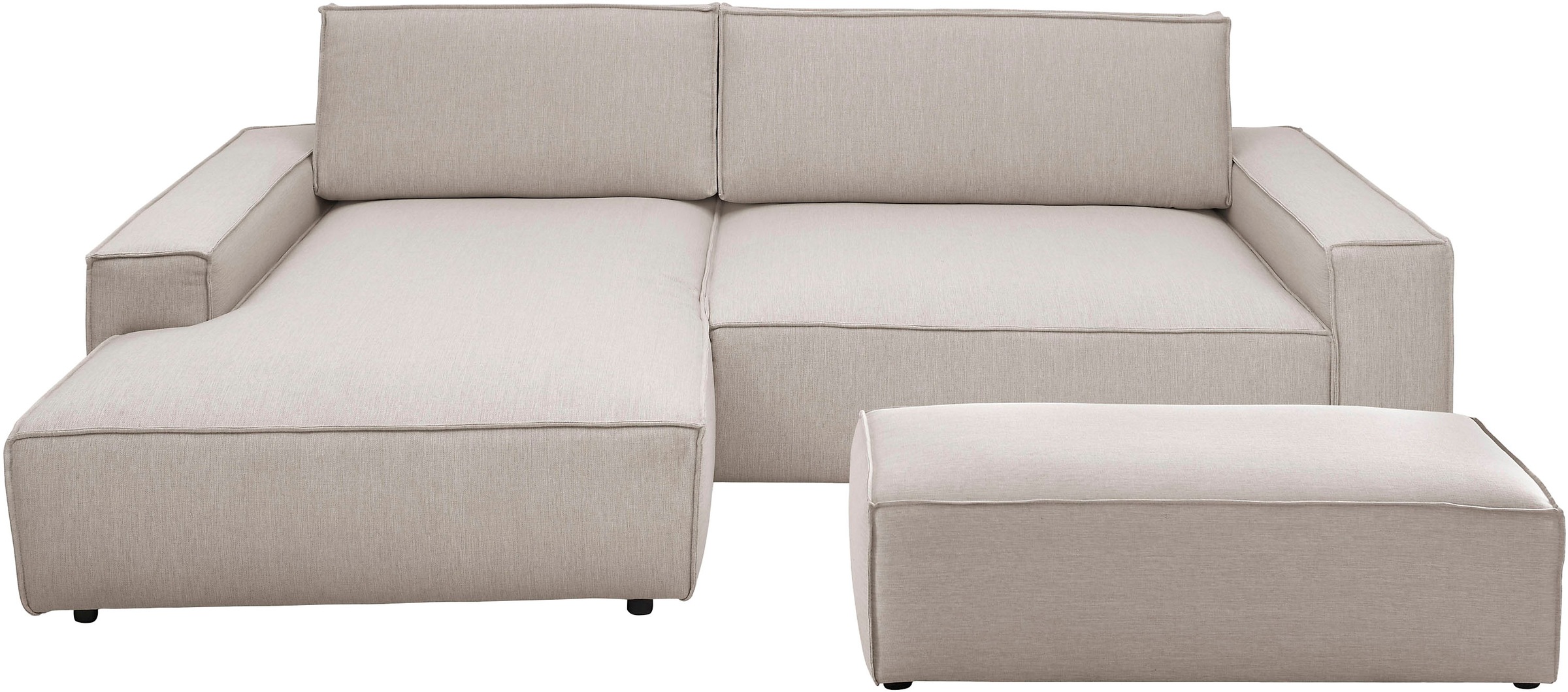 Home affaire Polsterecke »SHERWOOD XXL tief, L-Form, Schlaffunktion, Bigsof günstig online kaufen